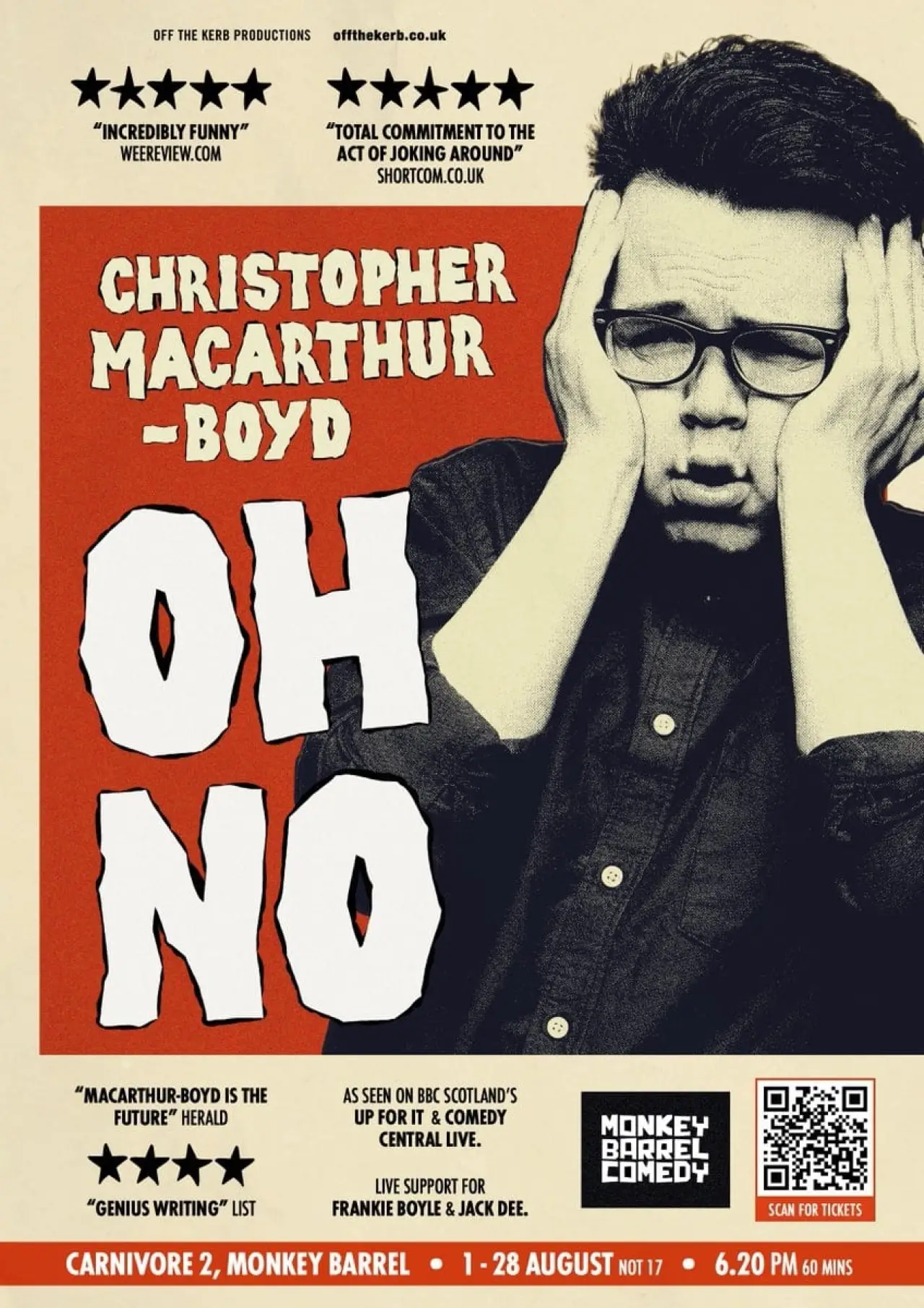 Plakat filmowy "Christopher Macarthur-Boyd: Oh No"