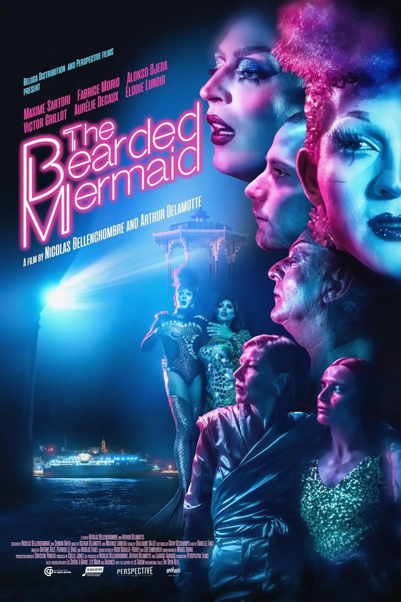 Plakat filmowy "La sirène à barbe"