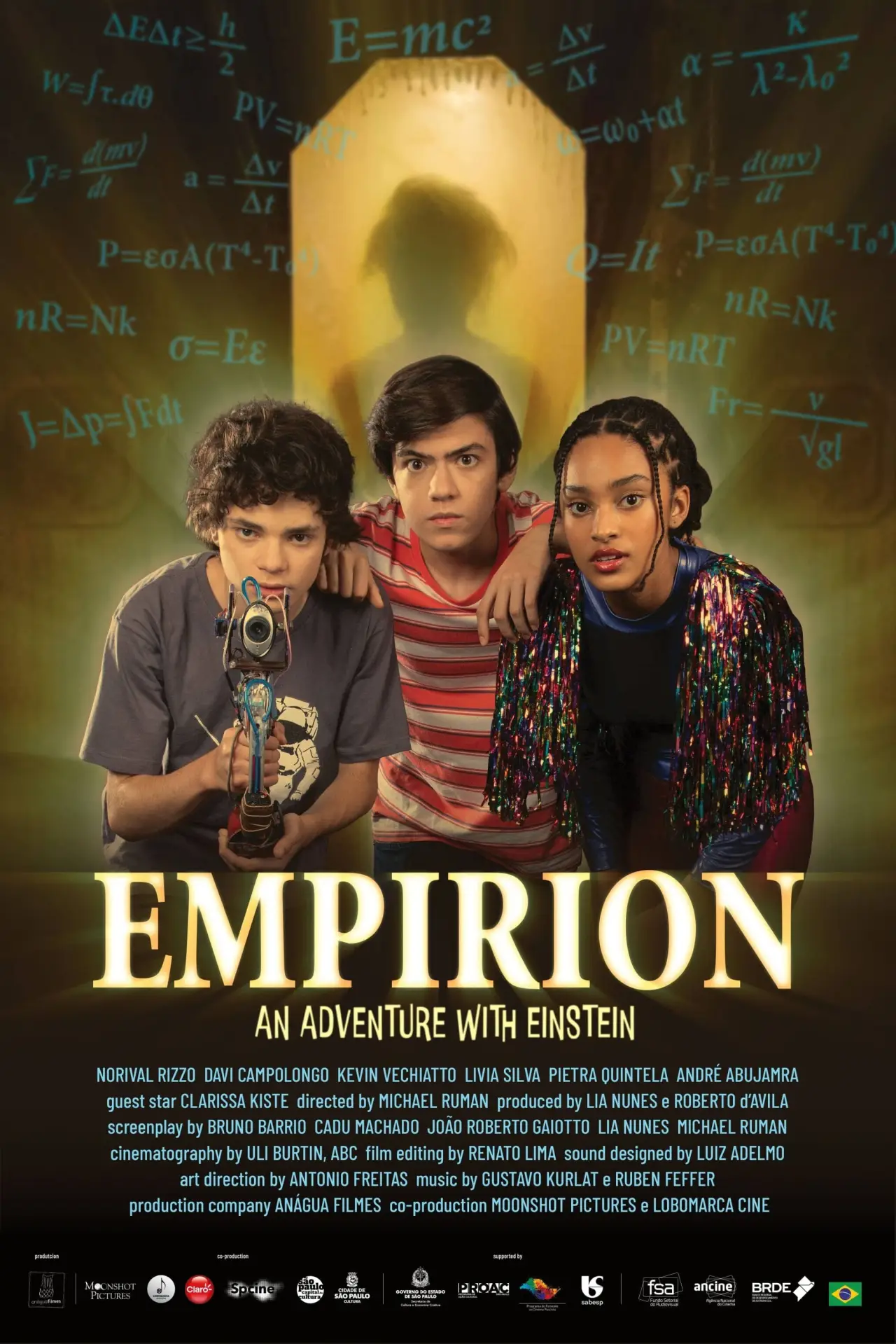 Plakat filmowy "Empirion: Uma Aventura com Einstein"