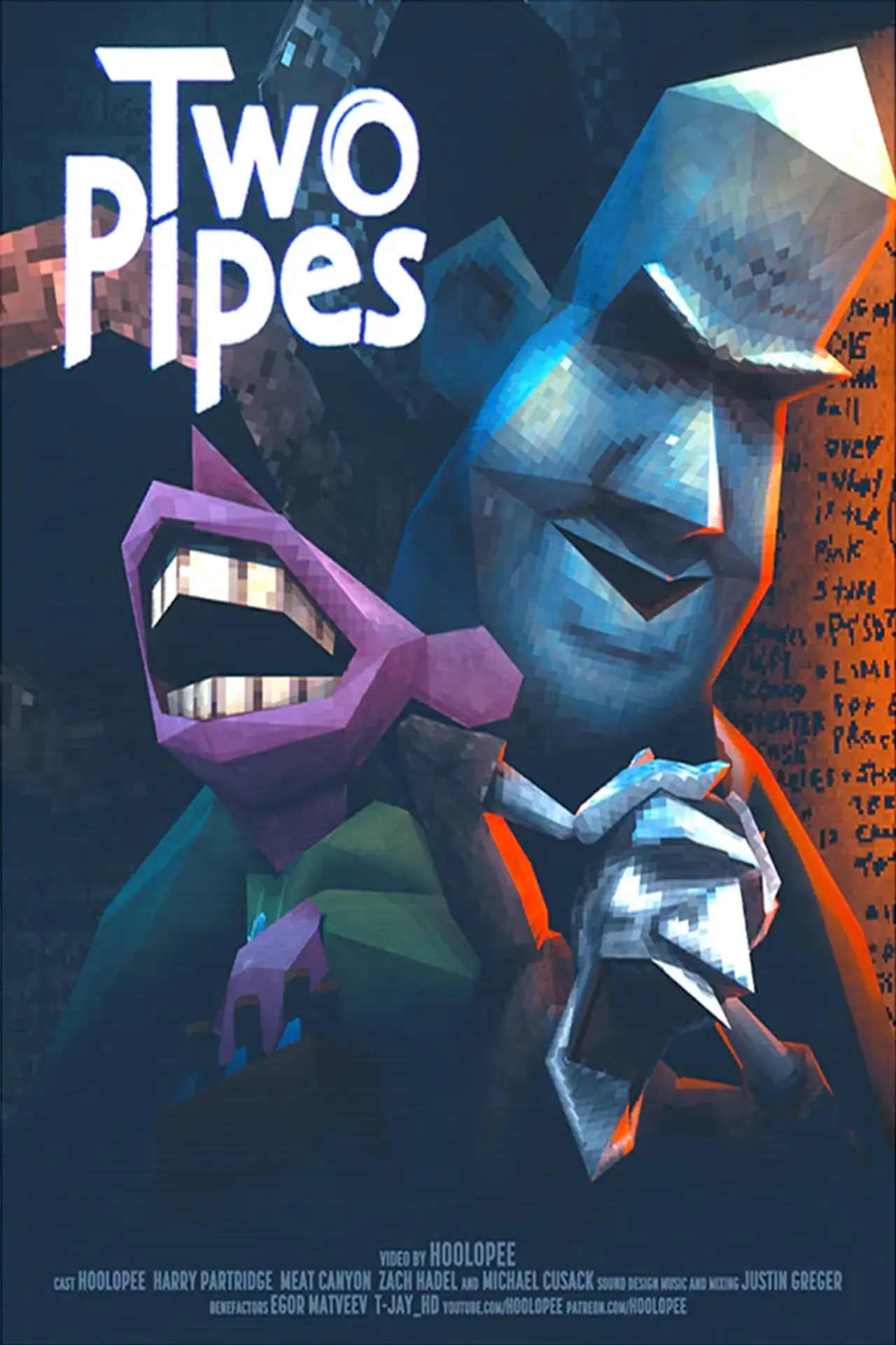 Plakat filmowy "Two Pipes"