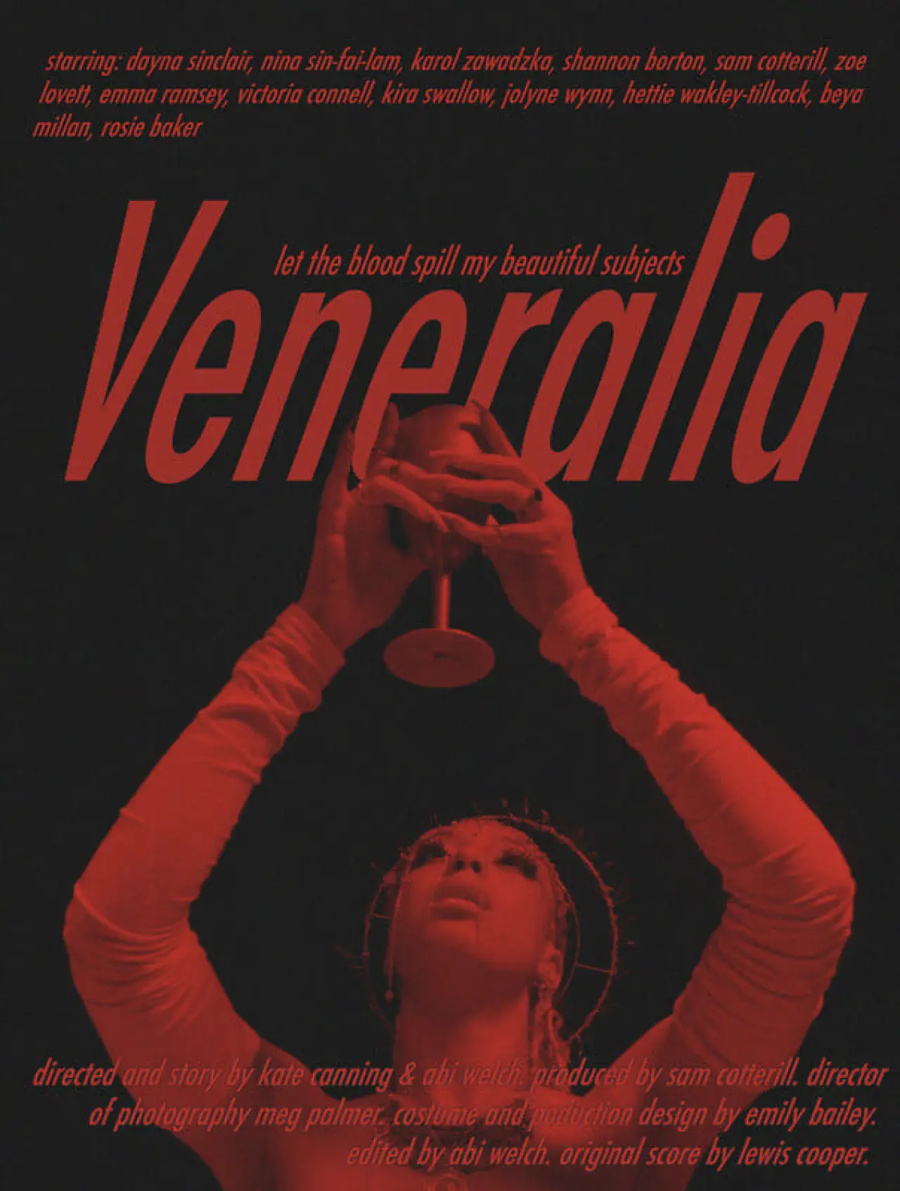 Plakat filmowy "Veneralia"