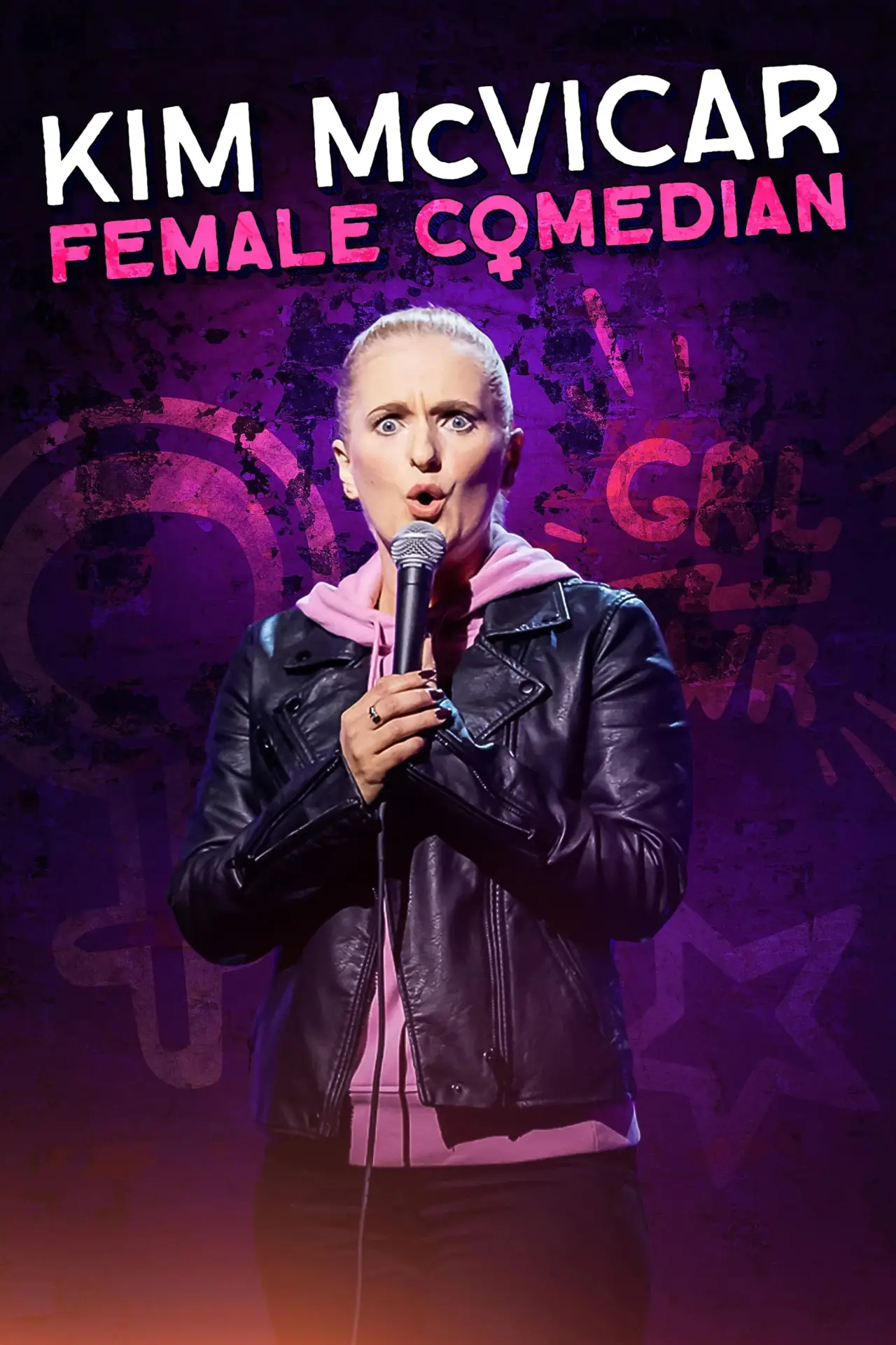Plakat filmowy "Kim McVicar: Female Comedian"