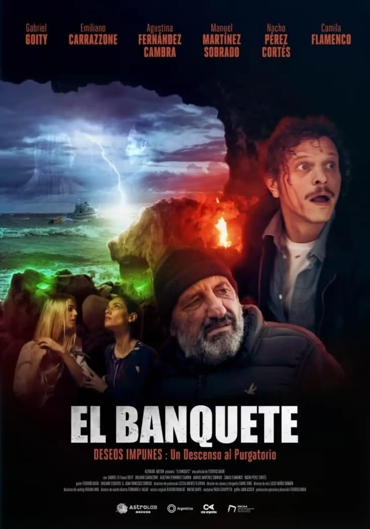 Plakat filmowy "El banquete"