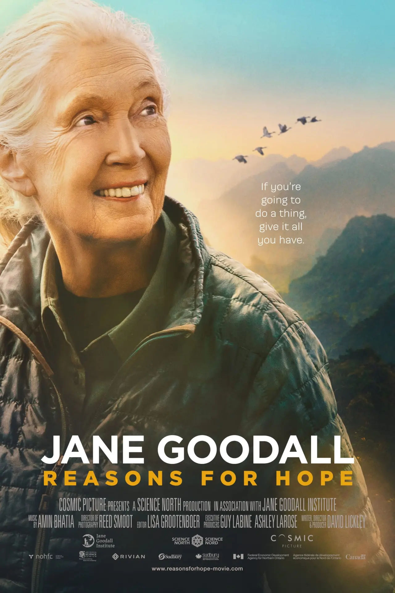 Plakat filmowy "Jane Goodall: Reasons for Hope"