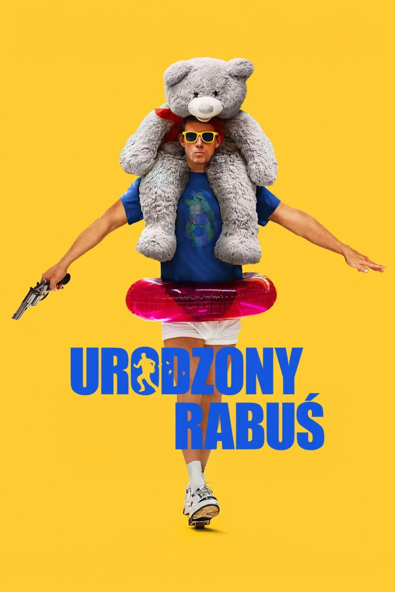 Plakat filmowy "Urodzony rabuś"