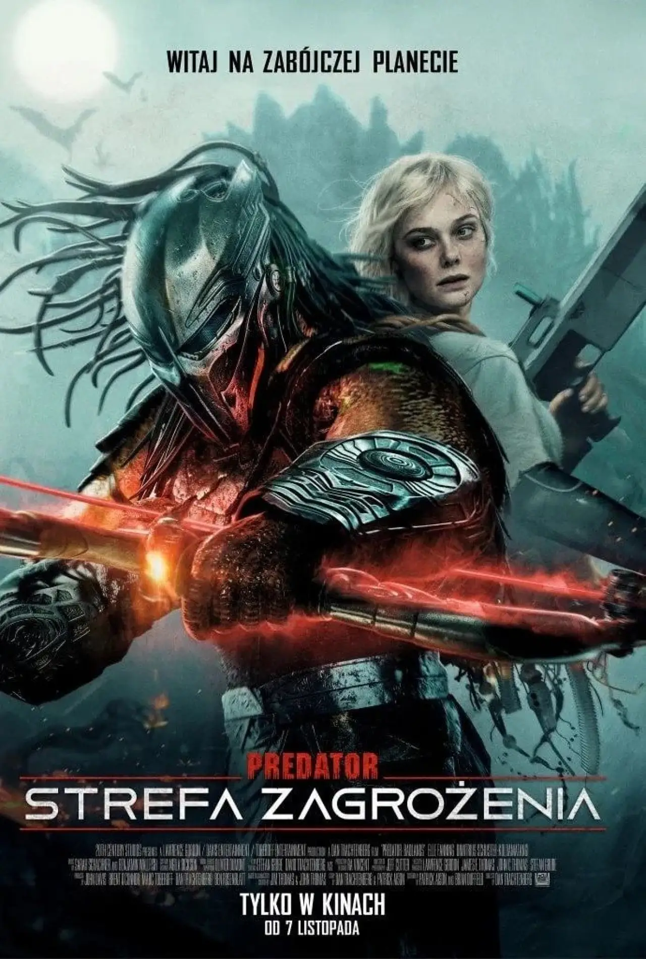 Plakat filmowy "Predator: Strefa zagrożenia"