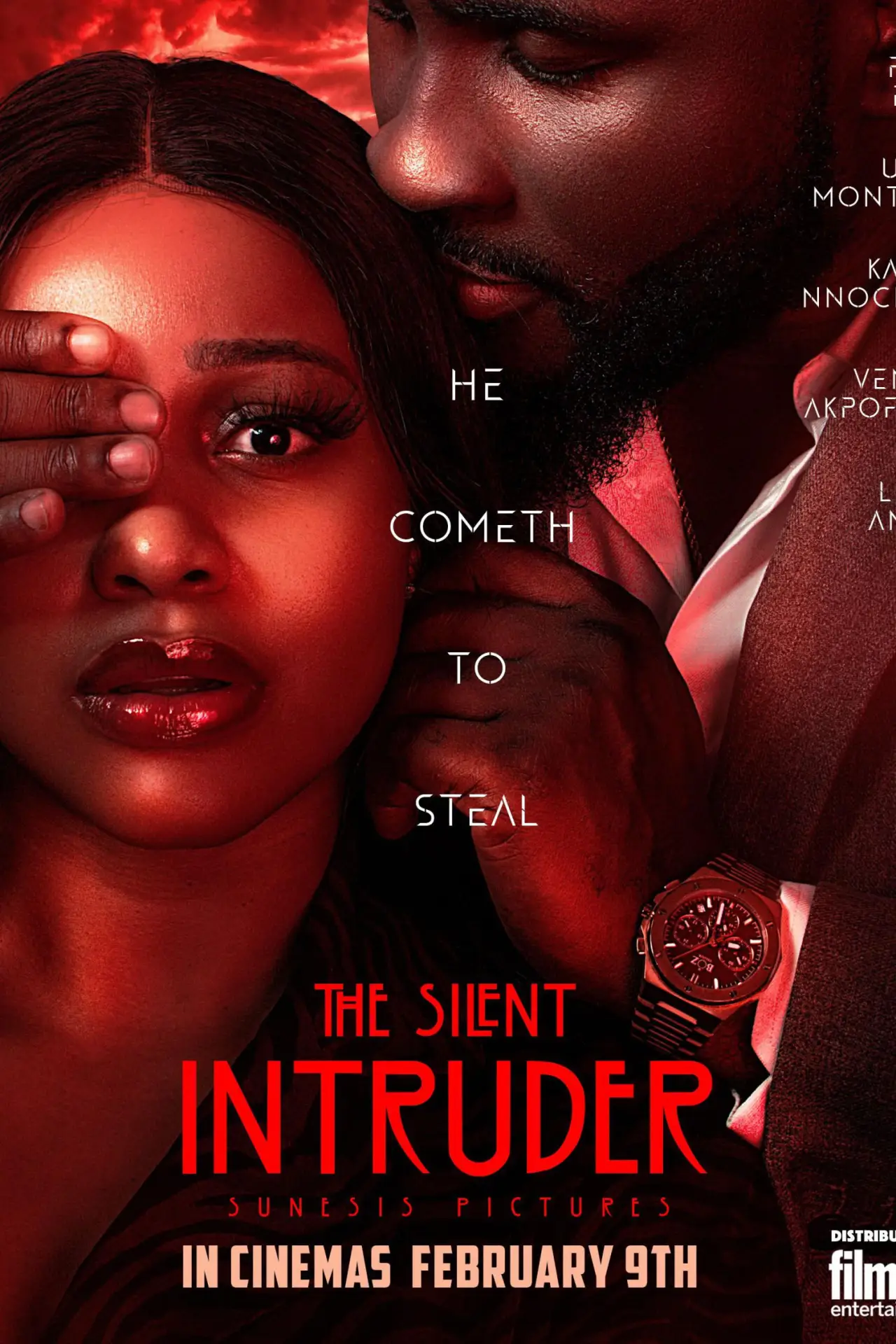 Plakat filmowy "The Silent Intruder"