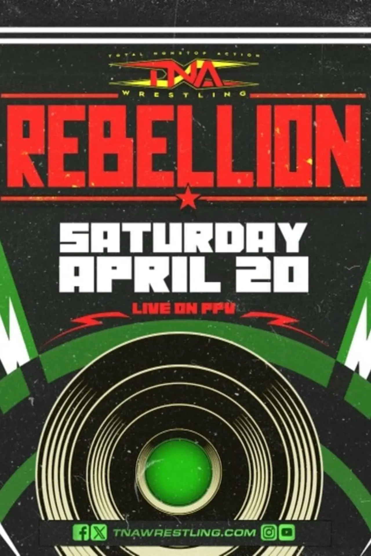 Plakat filmowy "TNA Rebellion 2024"