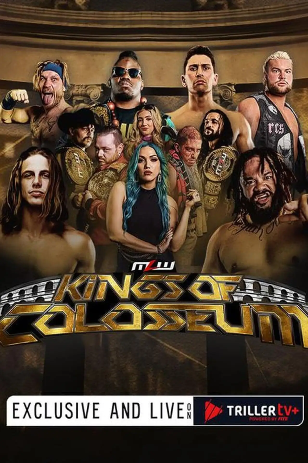 Plakat filmowy "MLW Kings of Colosseum 2024"