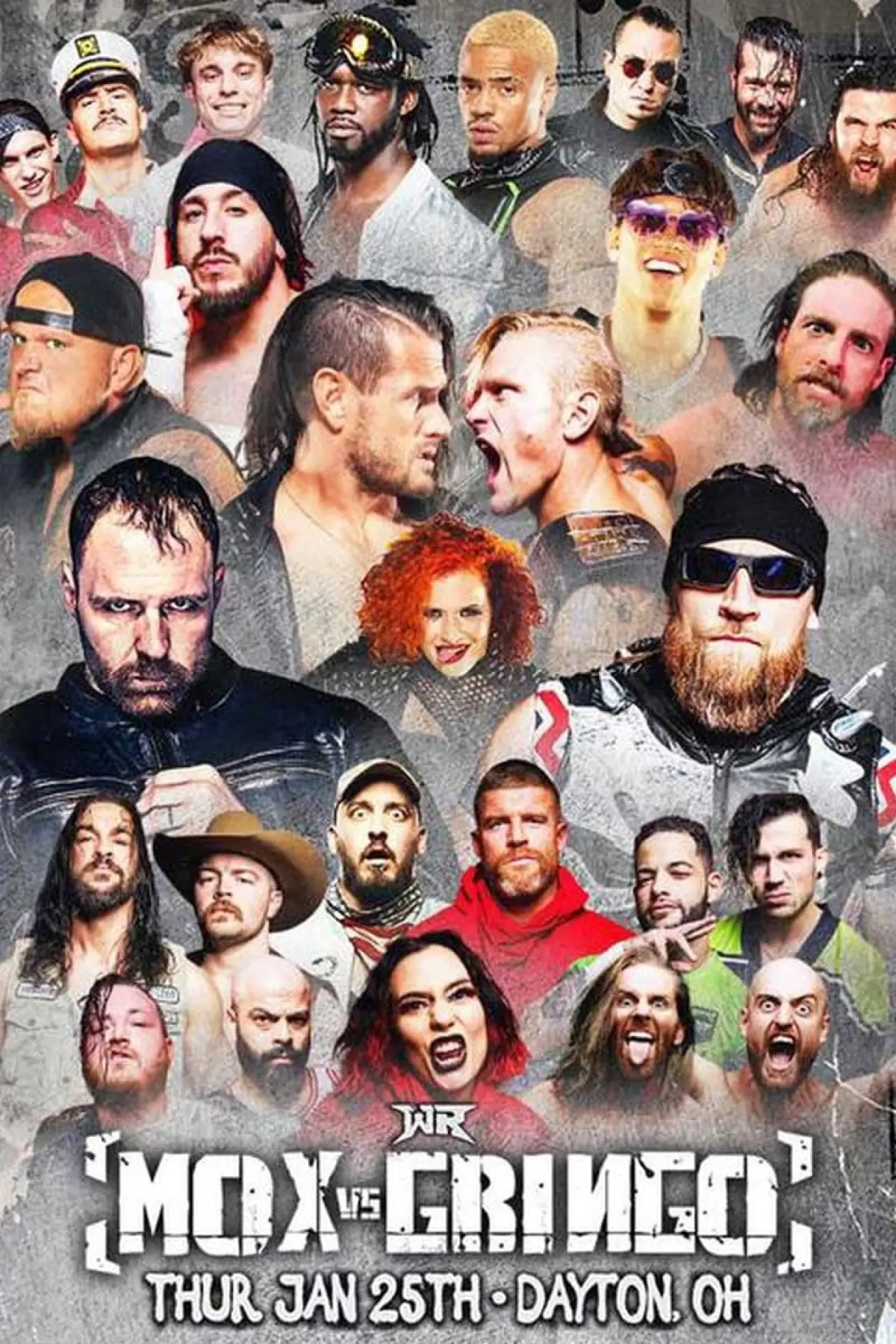 Plakat filmowy "Wrestling Revolver Mox vs Gringo"