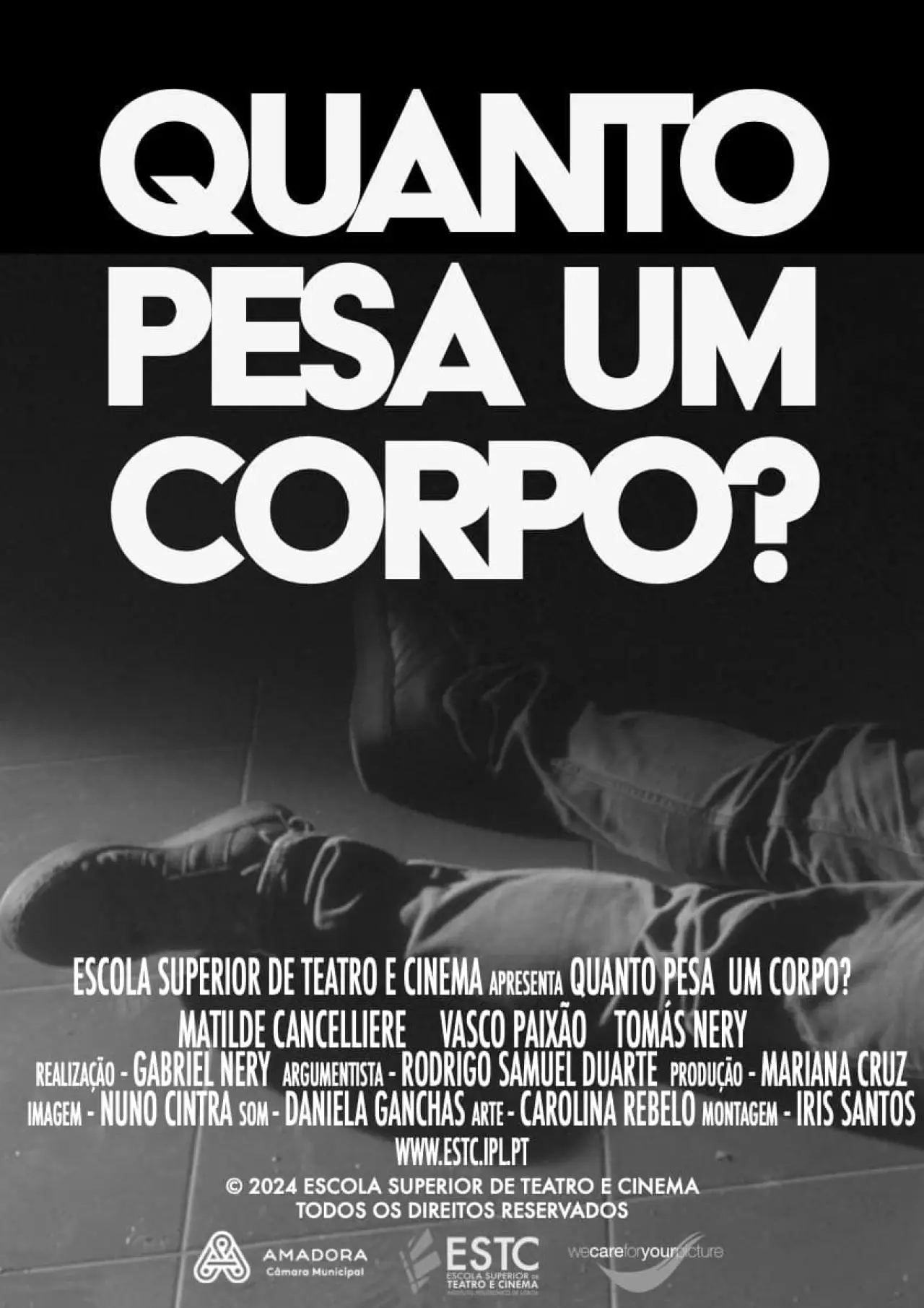 Plakat filmowy "Quanto Pesa Um Corpo?"