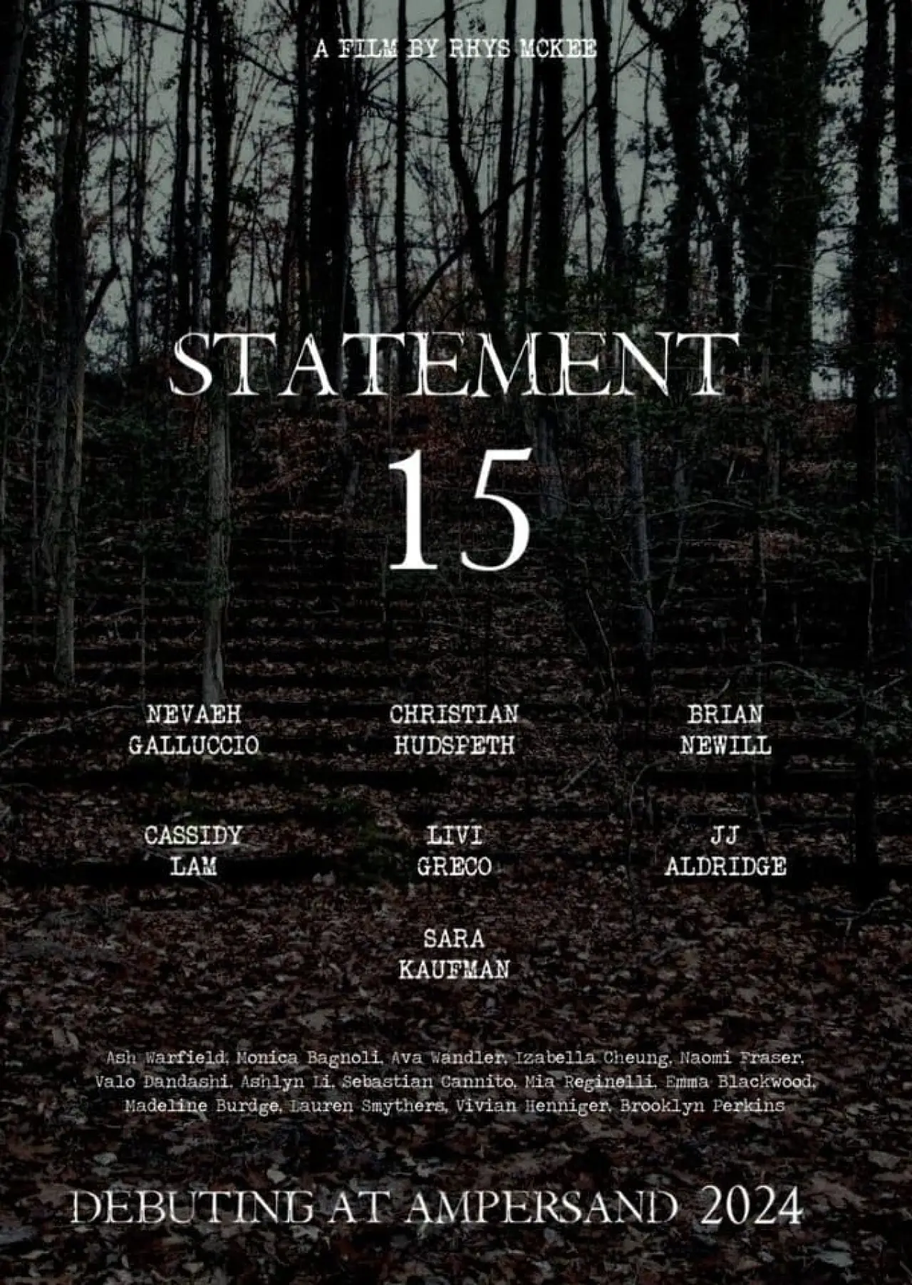 Plakat filmowy "Statement 15"