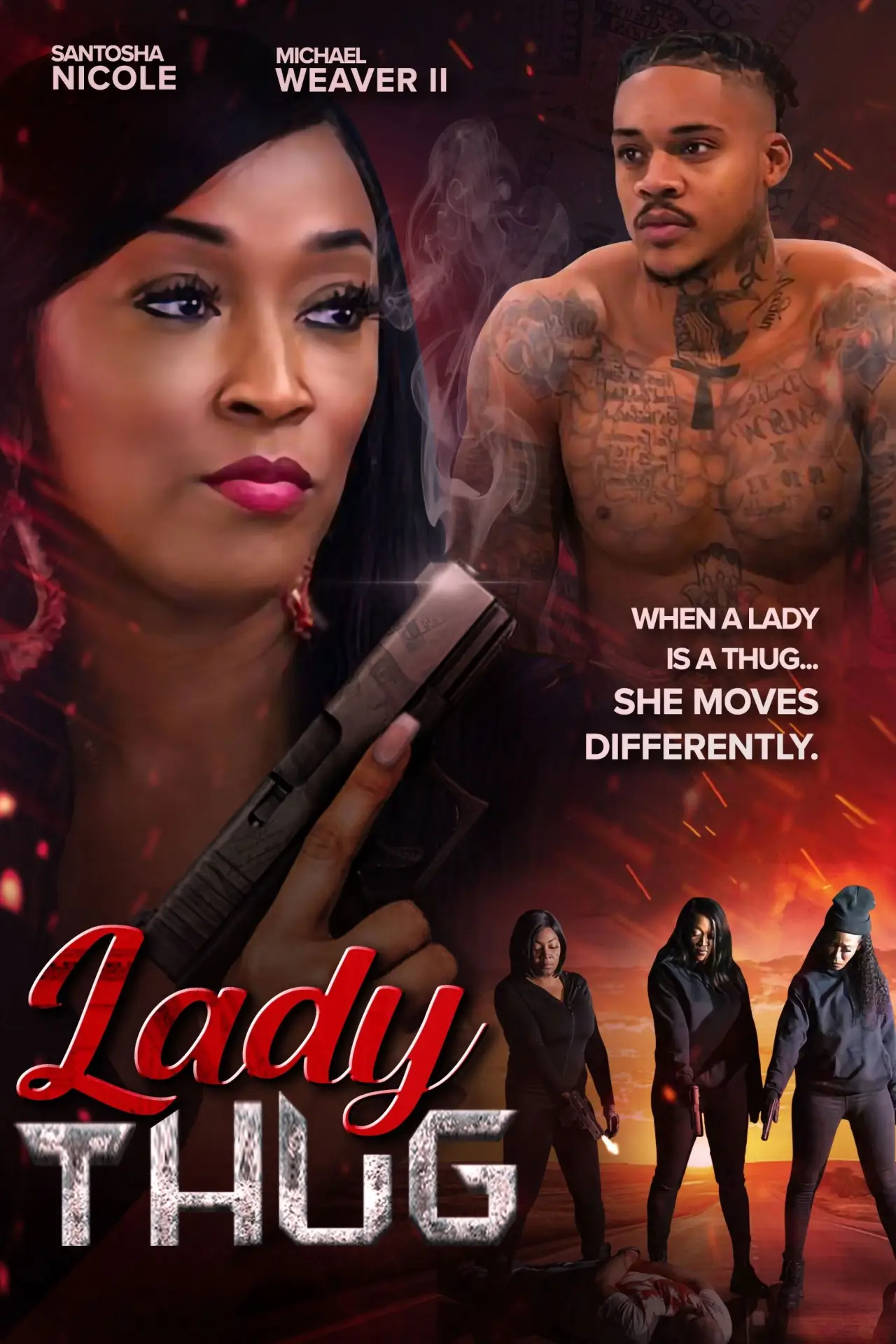 Plakat filmowy "Lady Thug"
