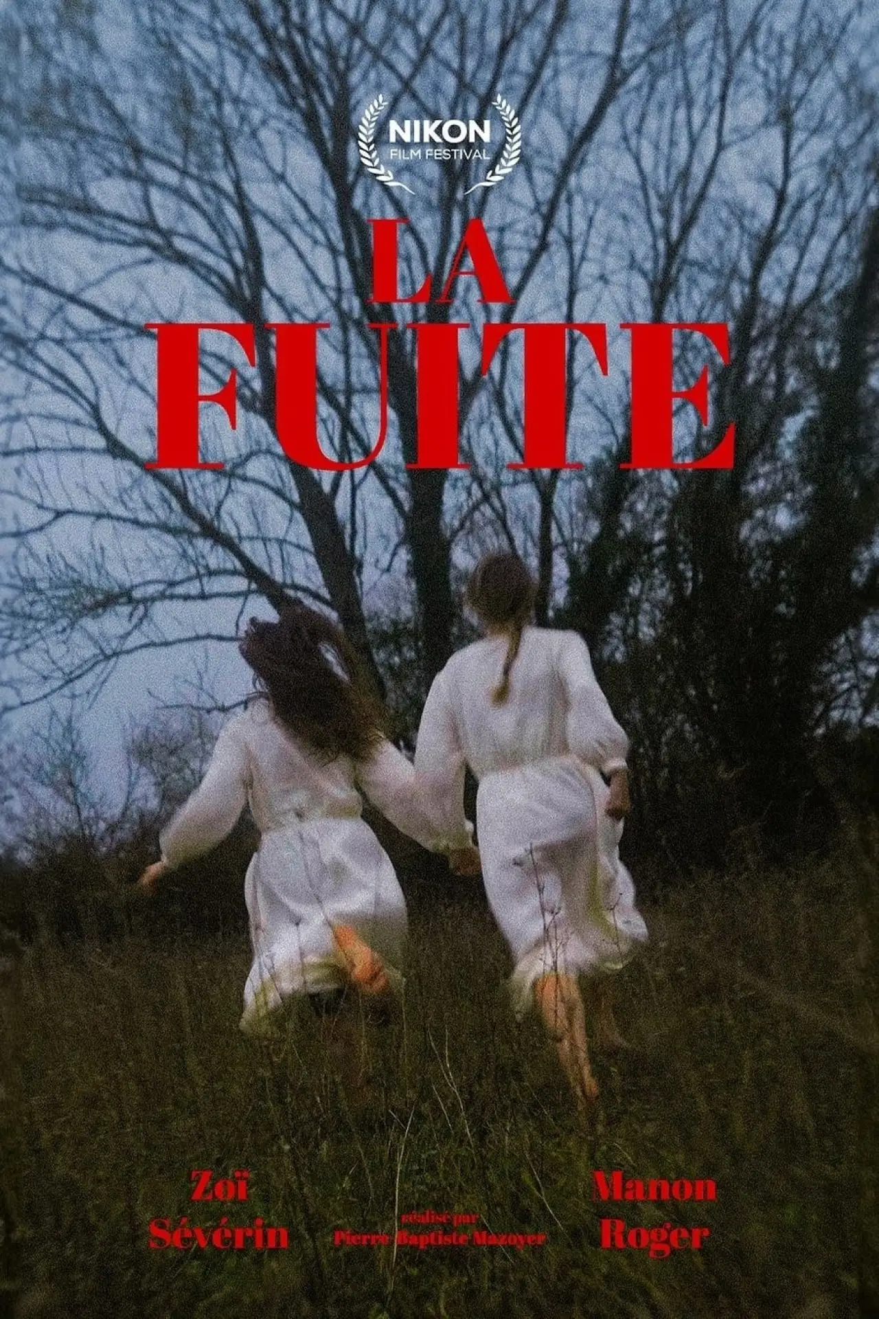 Plakat filmowy "La Fuite"