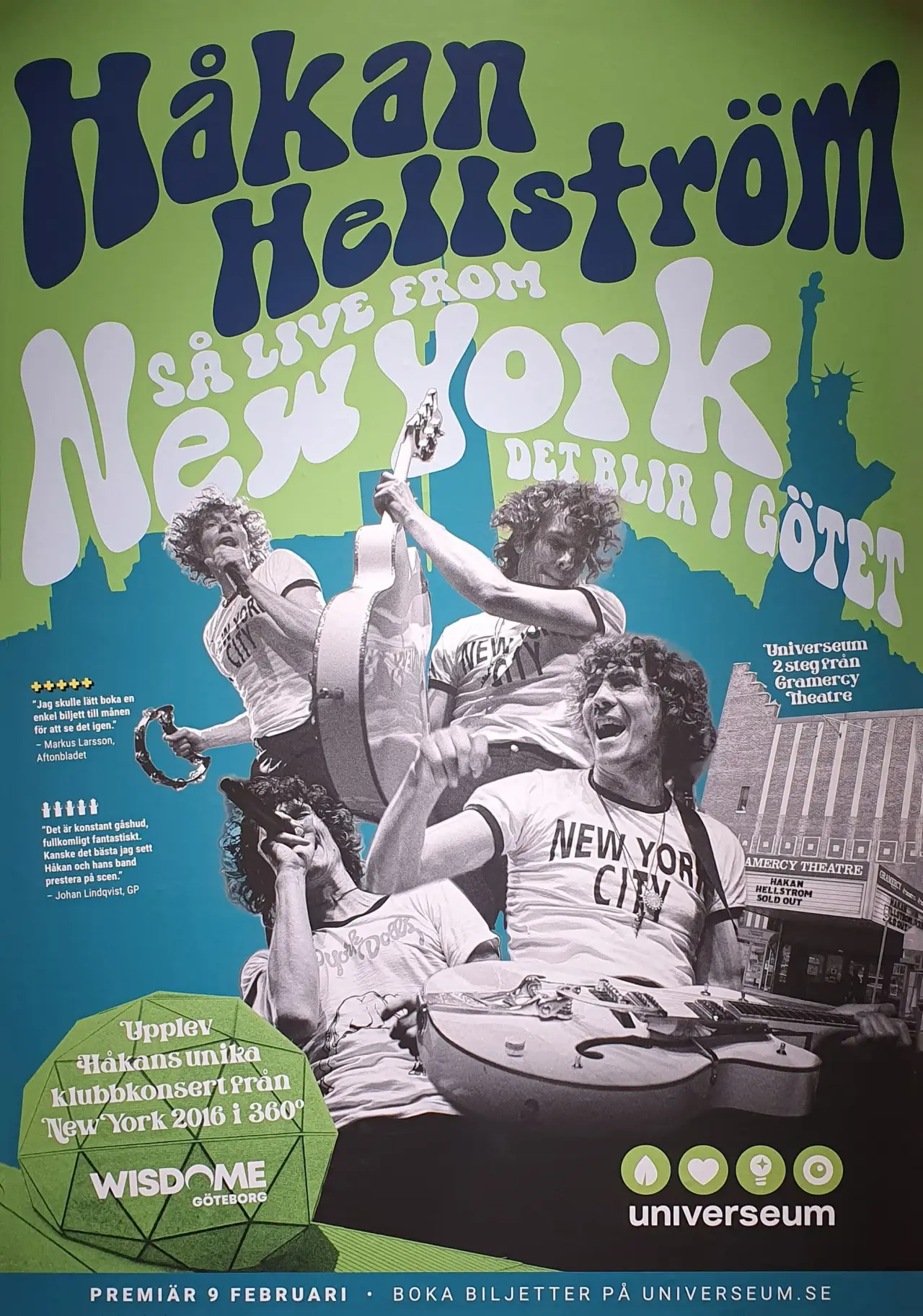 Plakat filmowy "Håkan Hellström - New York 2016"