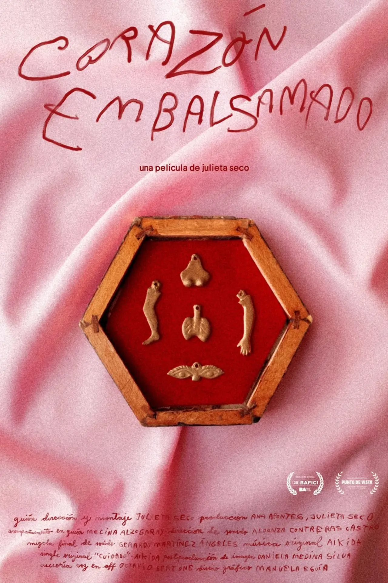 Plakat filmowy "Corazón embalsamado"