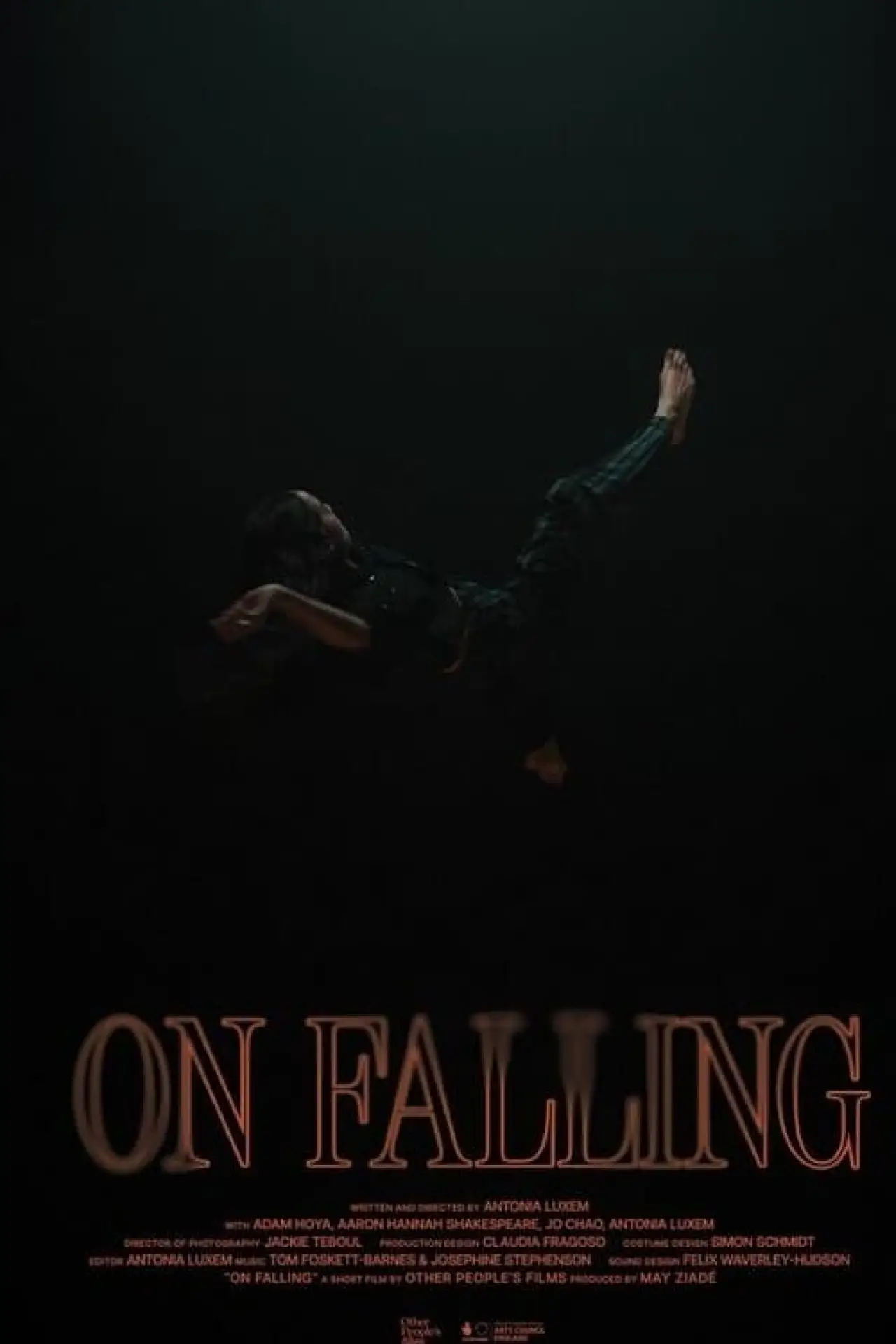Plakat filmowy "On Falling"