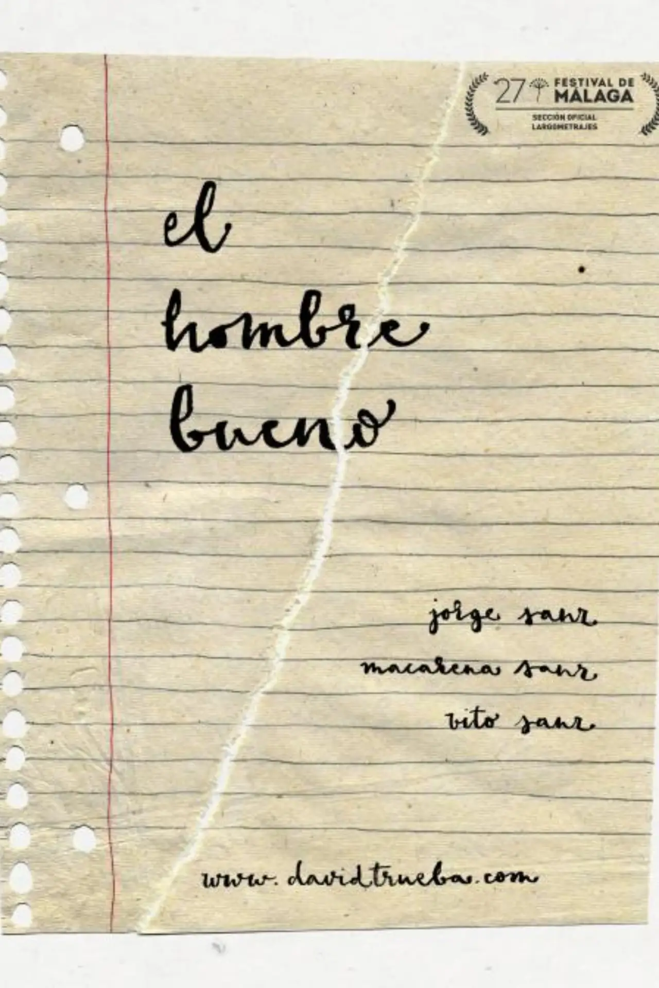 Plakat filmowy "El hombre bueno"