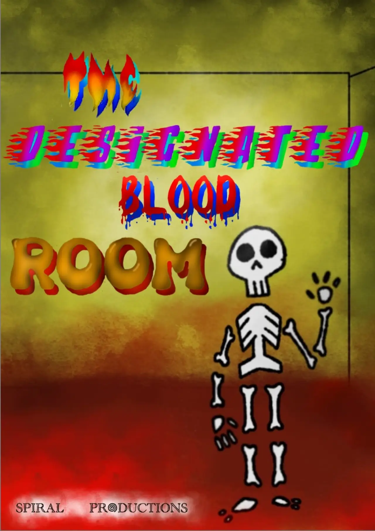 Plakat filmowy "The designated blood room"