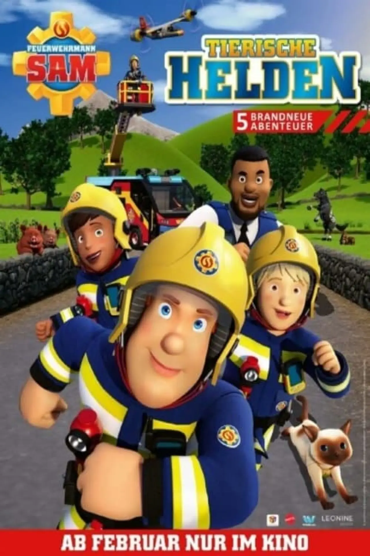 Plakat filmowy "Fireman Sam - Animal Rescues"