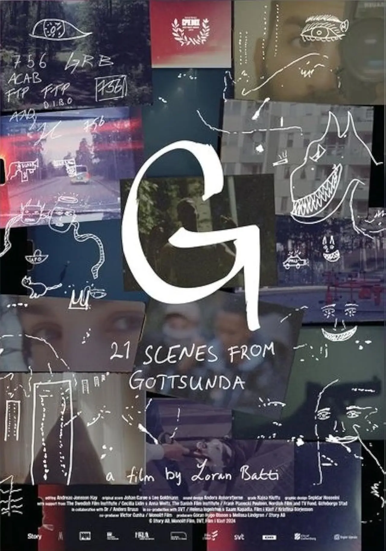 Plakat filmowy "G – 21 scener från Gottsunda"