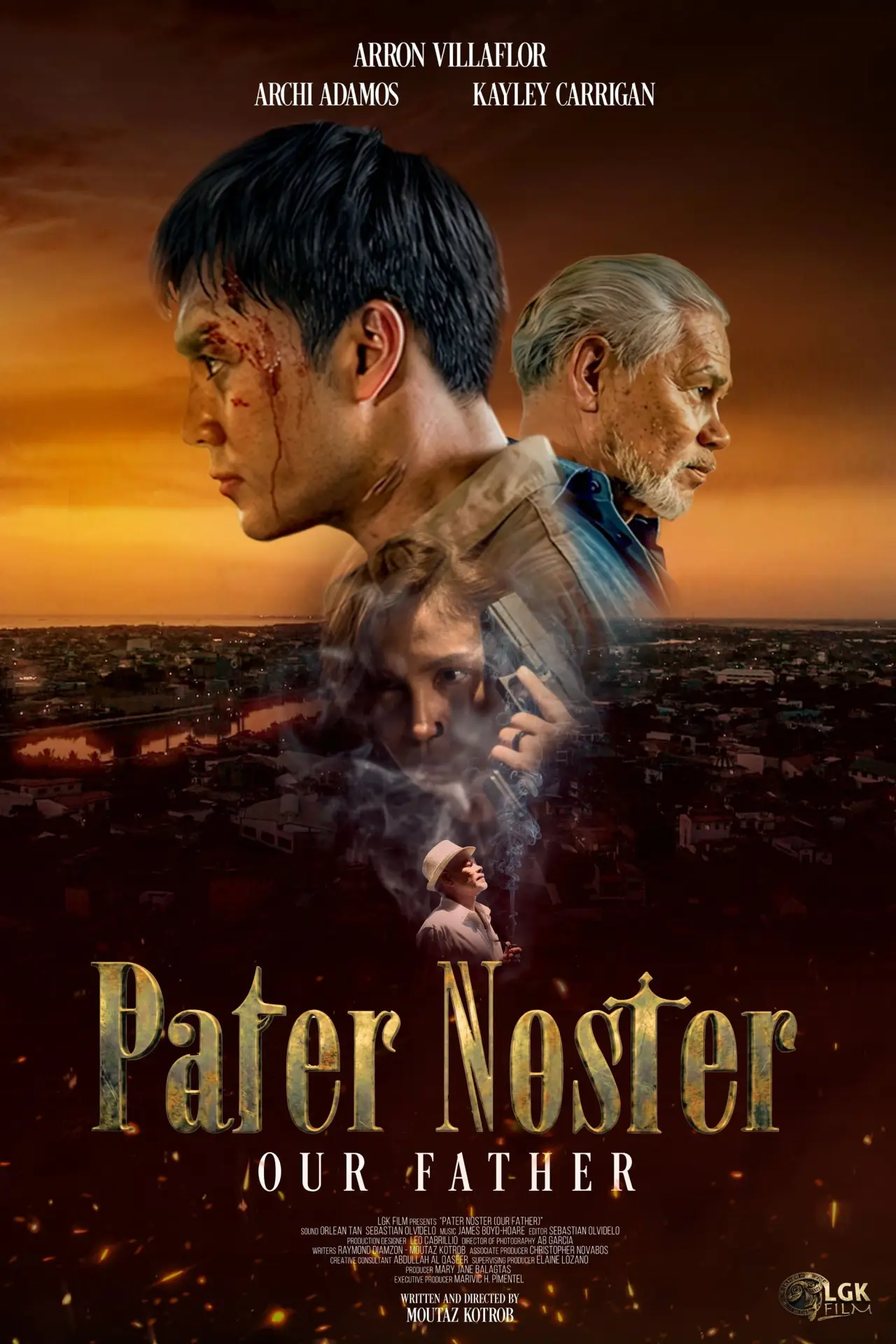 Plakat filmowy "Pater Noster"