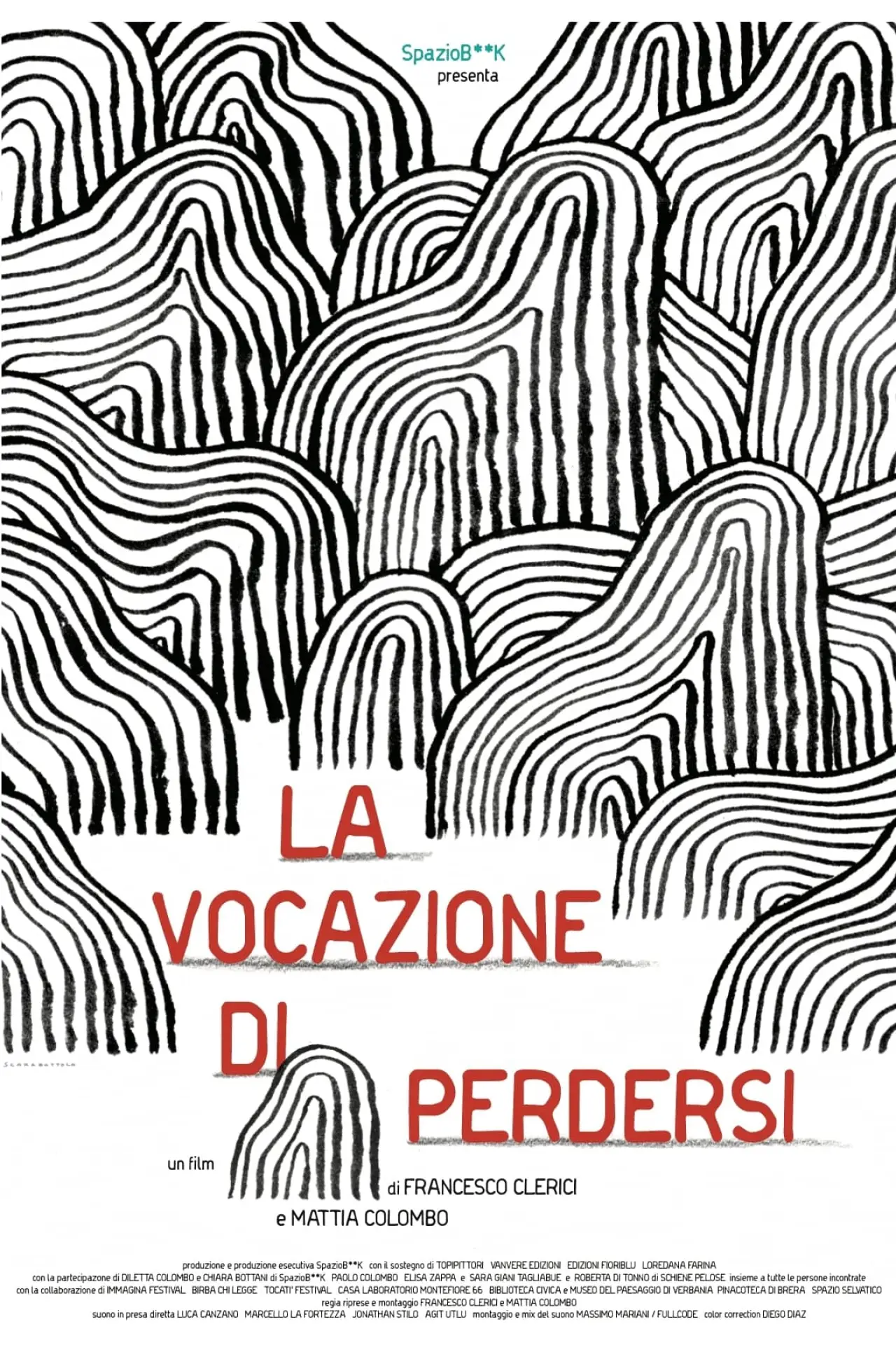 Plakat filmowy "La vocazione di perdersi"