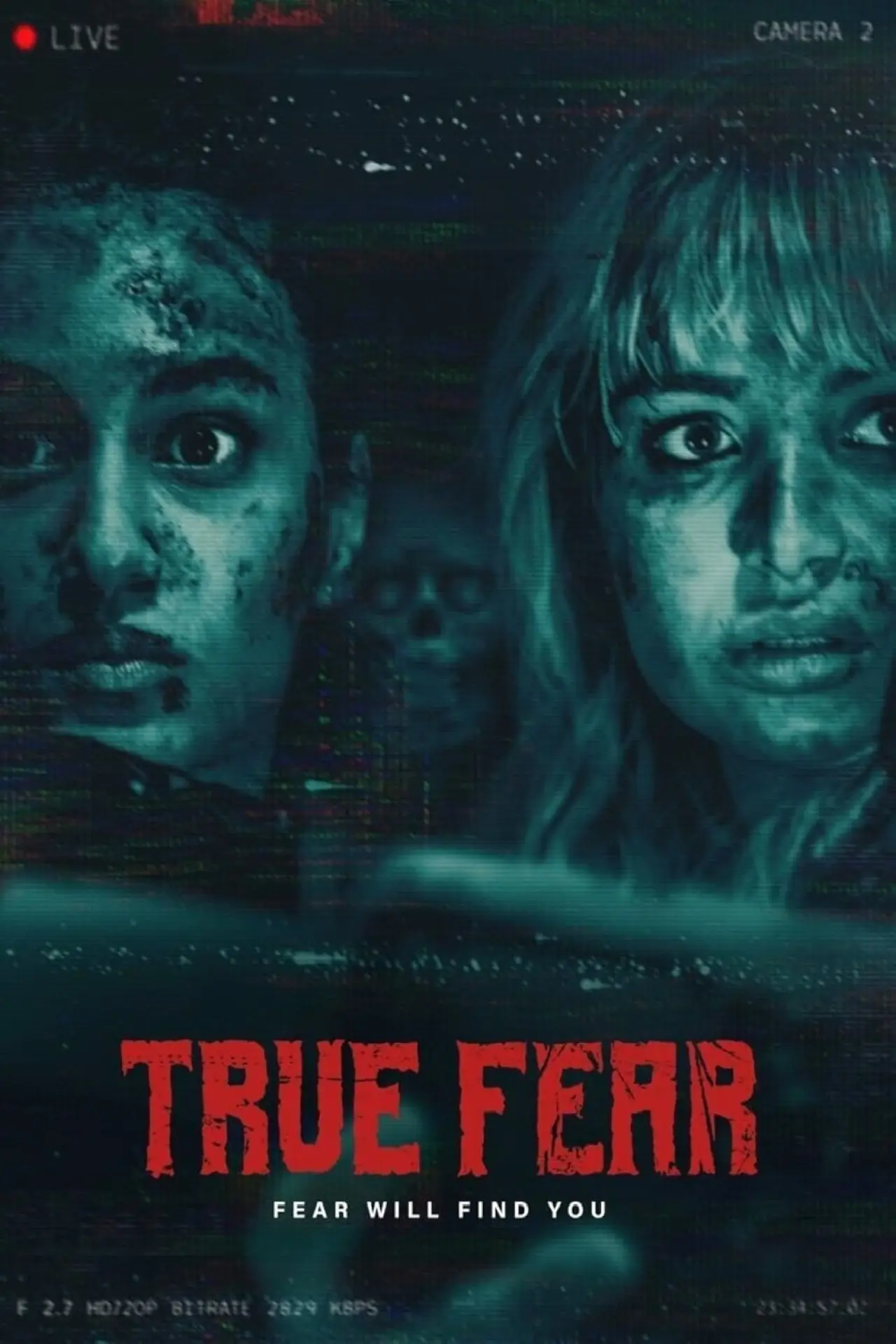 Plakat filmowy "Prawdziwy strach"