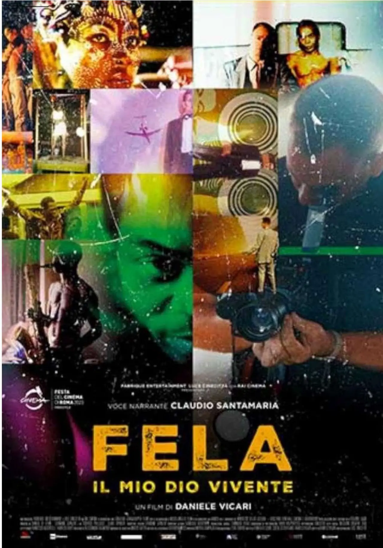 Plakat filmowy "Fela, il mio Dio vivente"