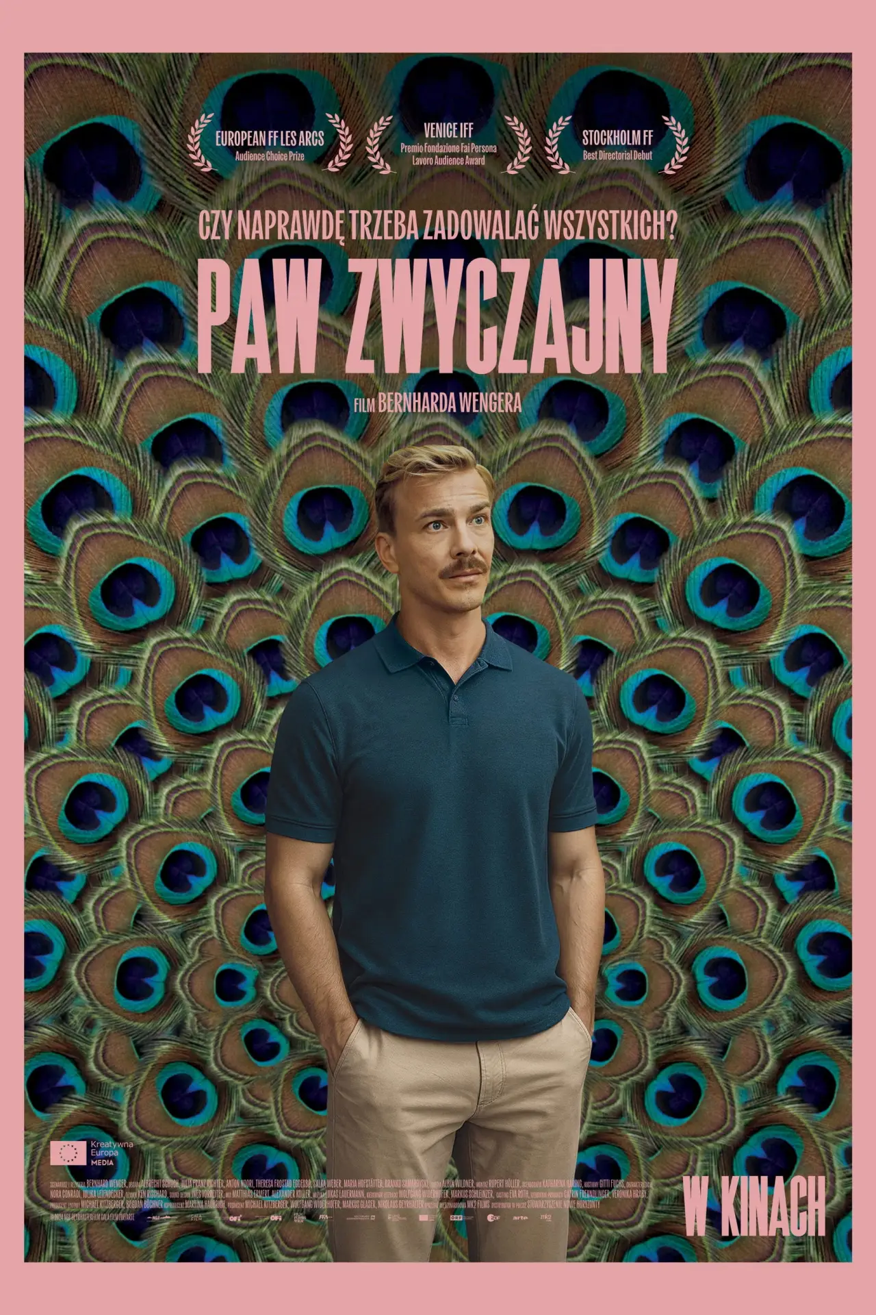 Plakat filmowy "Paw zwyczajny"