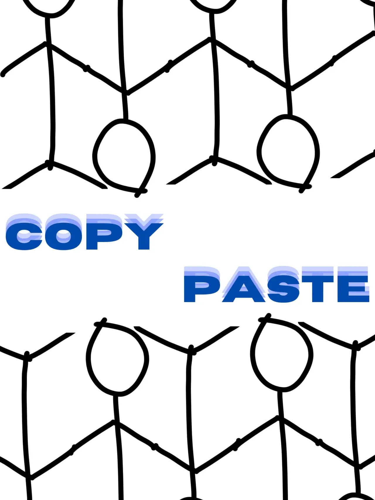 Plakat filmowy "Copy Paste"