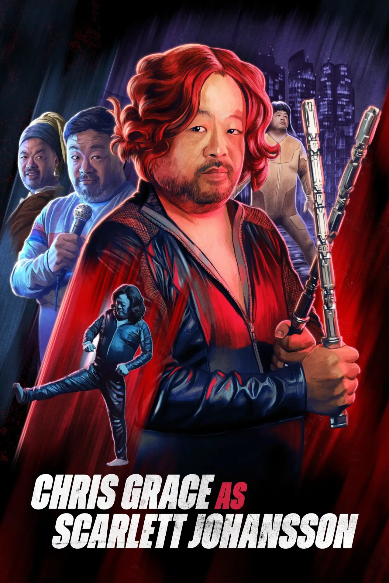 Plakat filmowy "Chris Grace: As Scarlett Johansson"