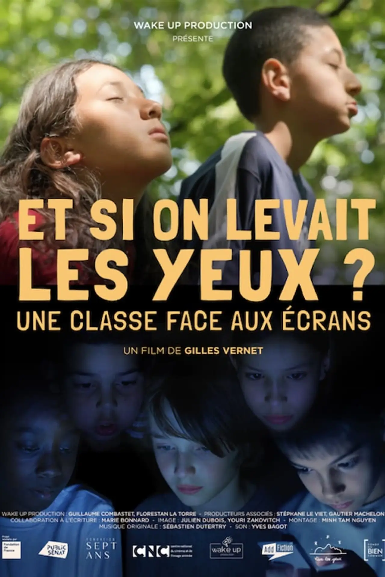 Plakat filmowy "Et si on levait les yeux ? Une classe face aux écrans"