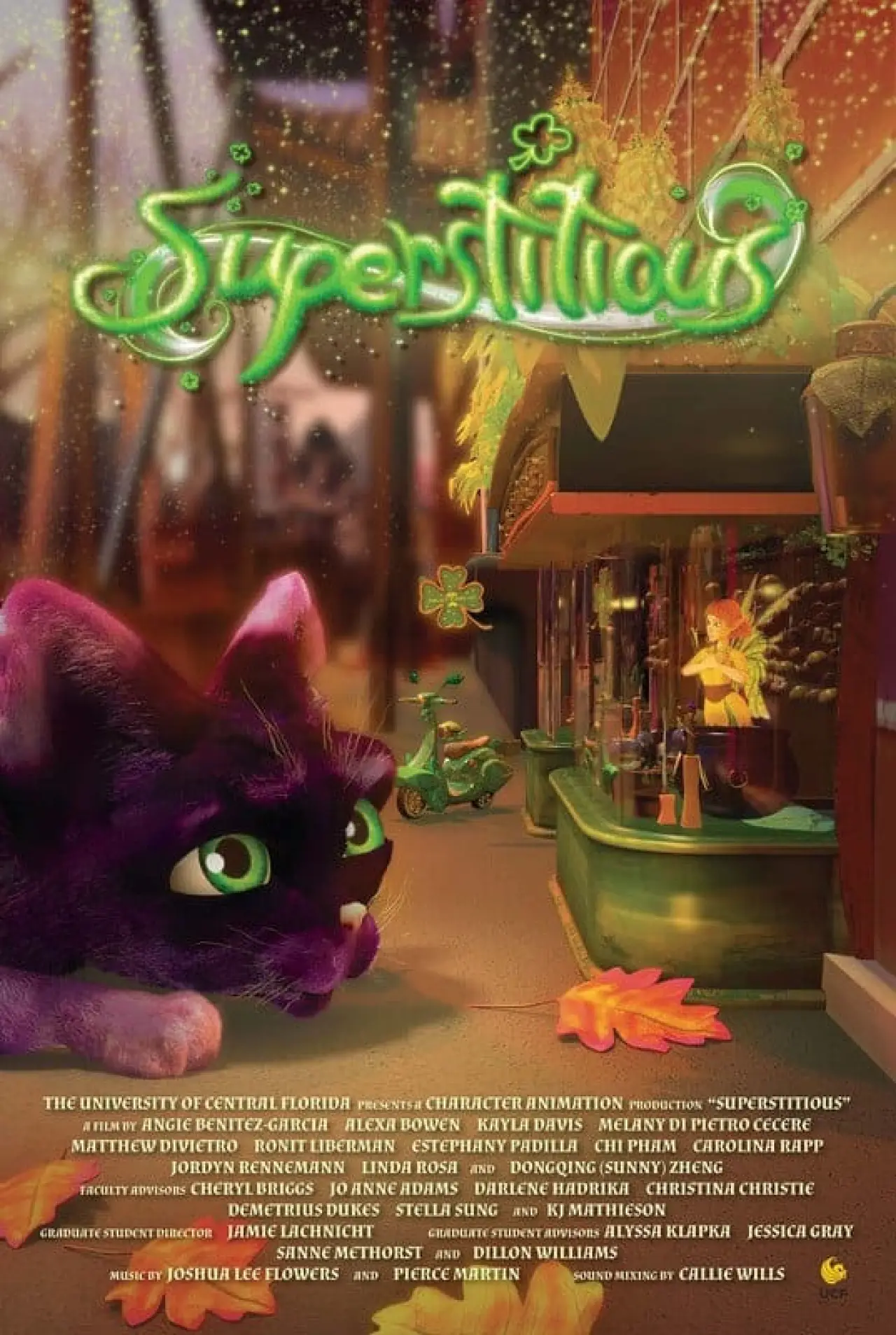 Plakat filmowy "Superstitious"