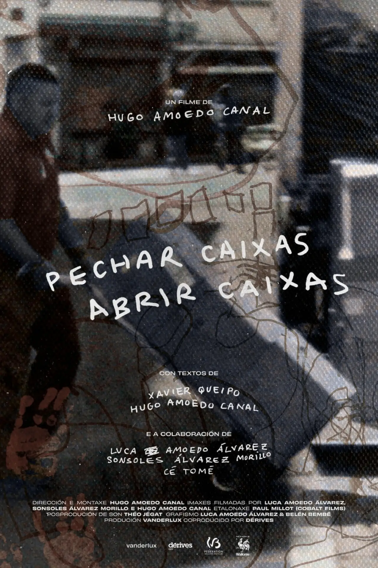 Plakat filmowy "pechar caixas abrir caixas"