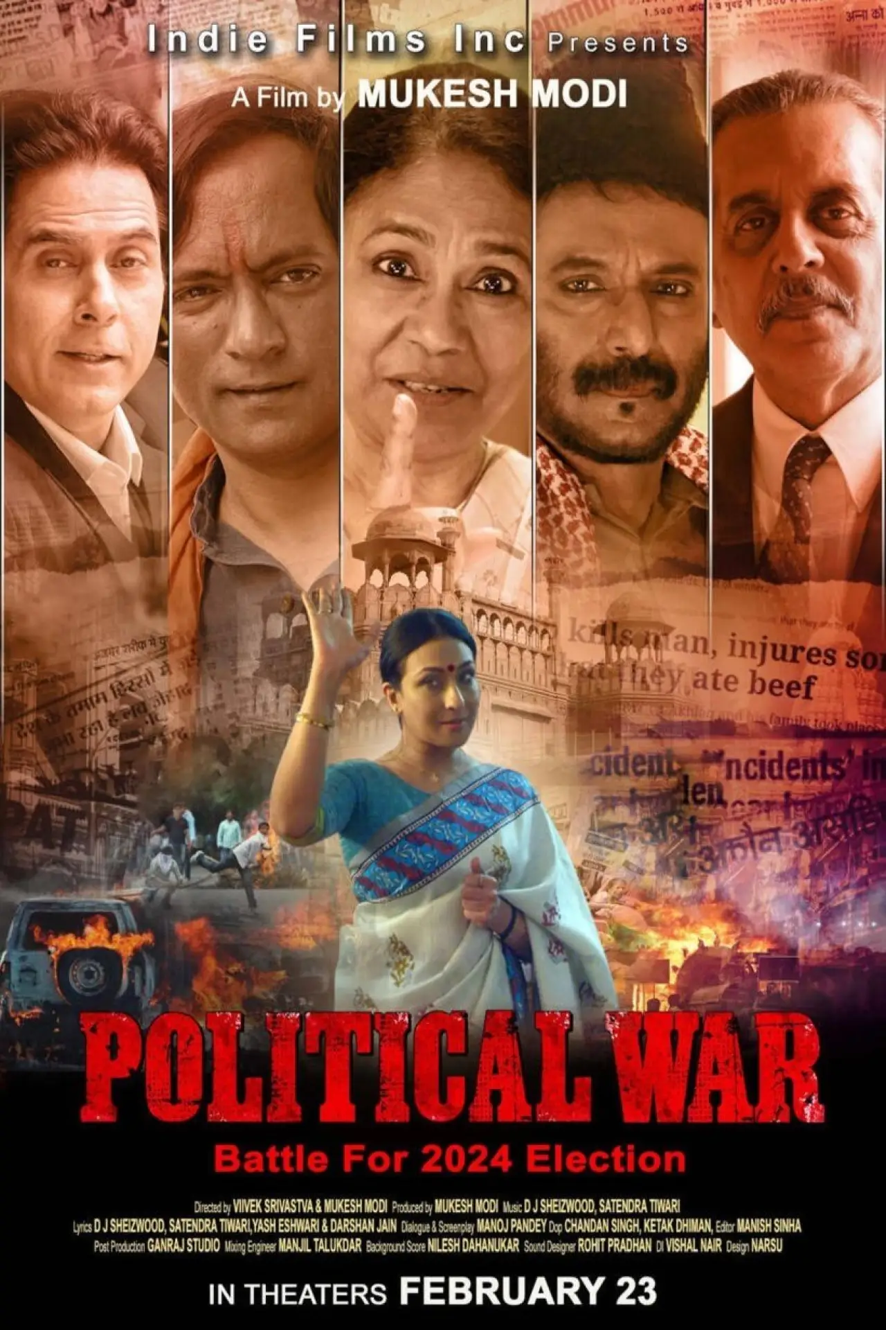 Plakat filmowy "Political War"