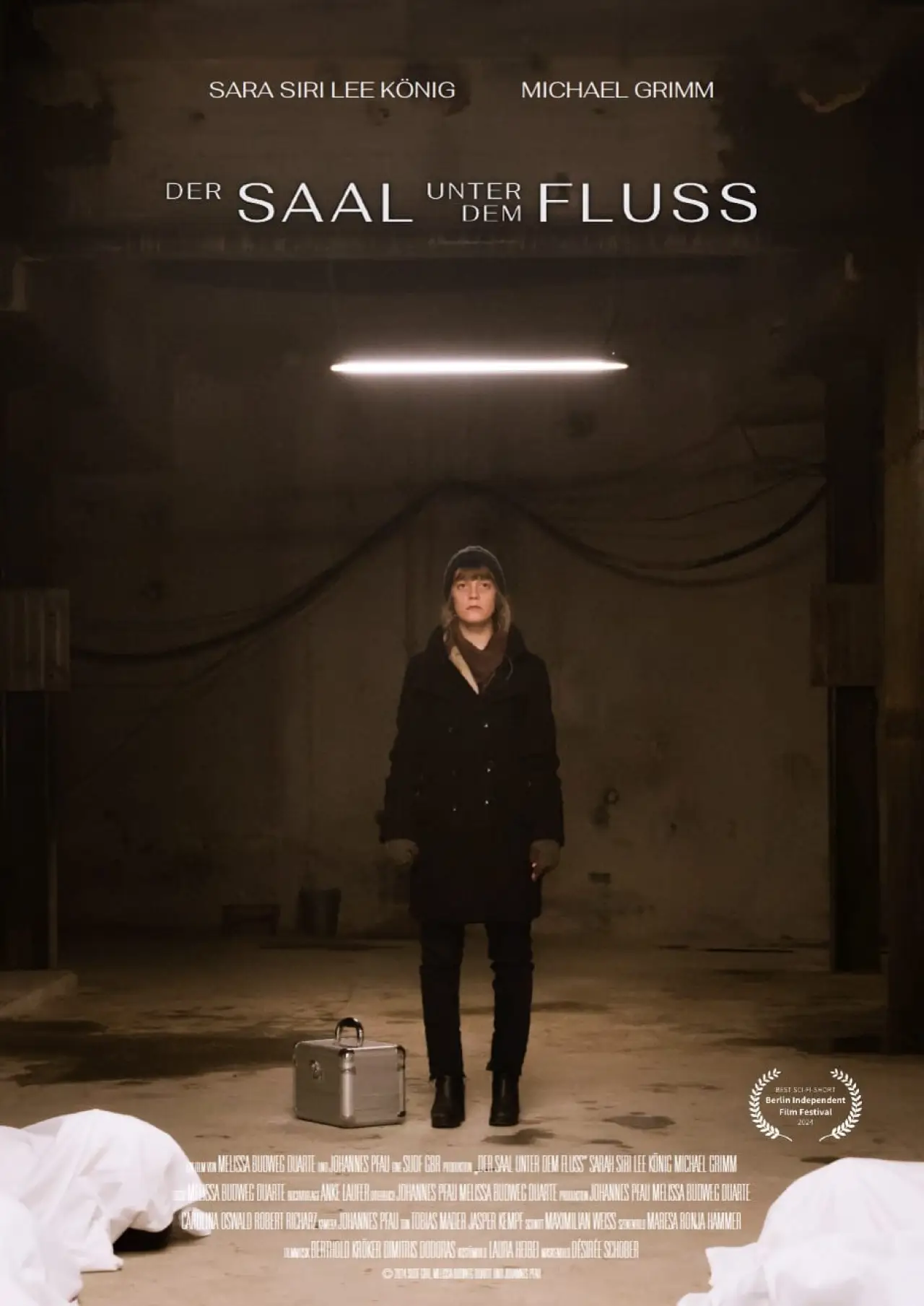 Plakat filmowy "Der Saal unter dem Fluss"