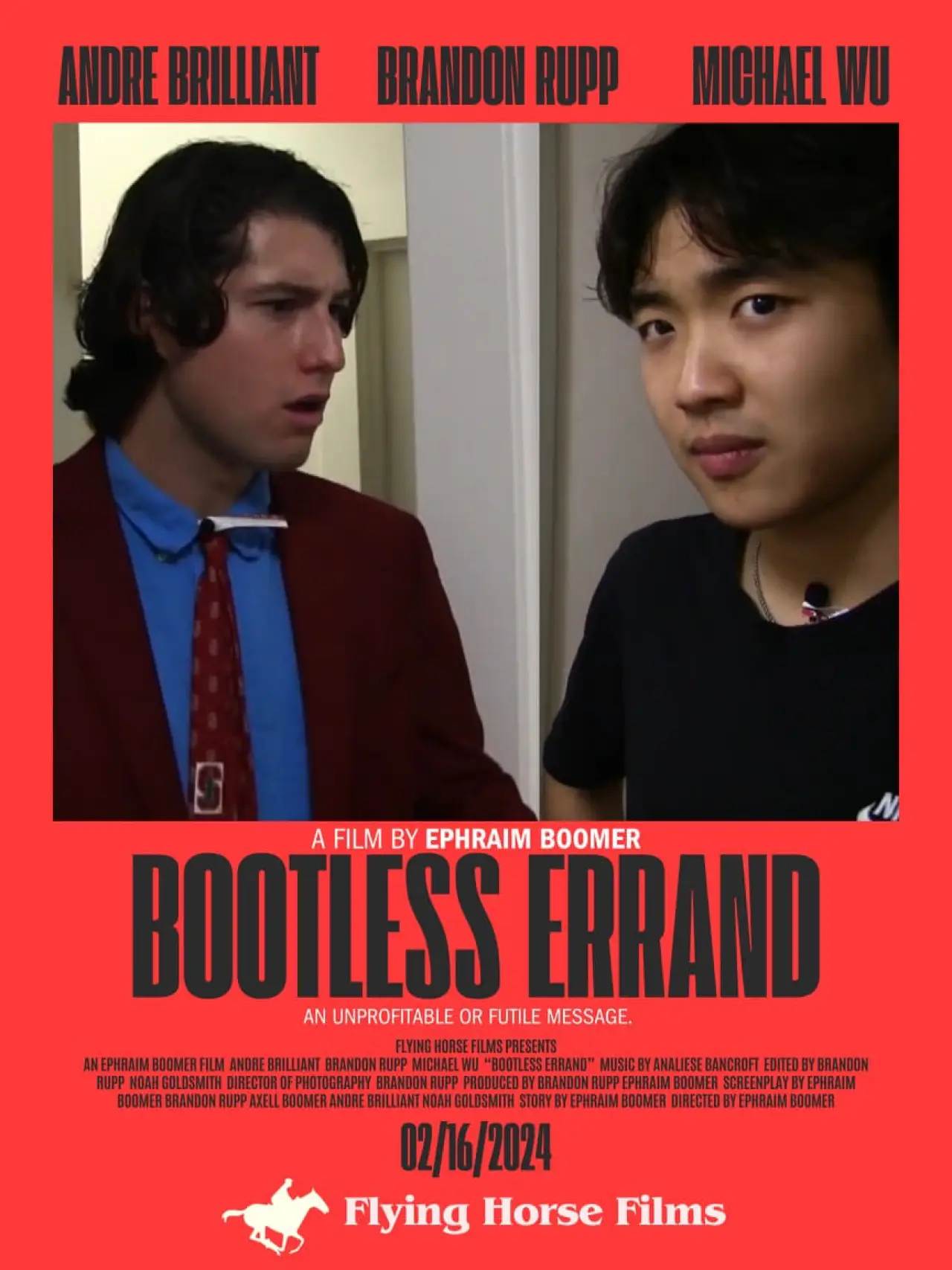 Plakat filmowy "Bootless Errand"