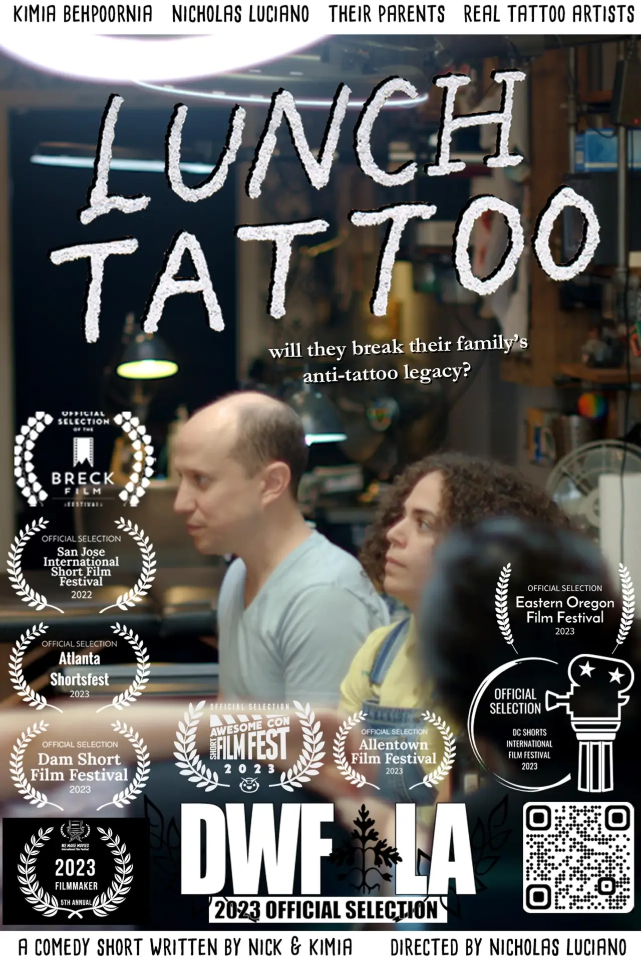 Plakat filmowy "Lunch Tattoo"