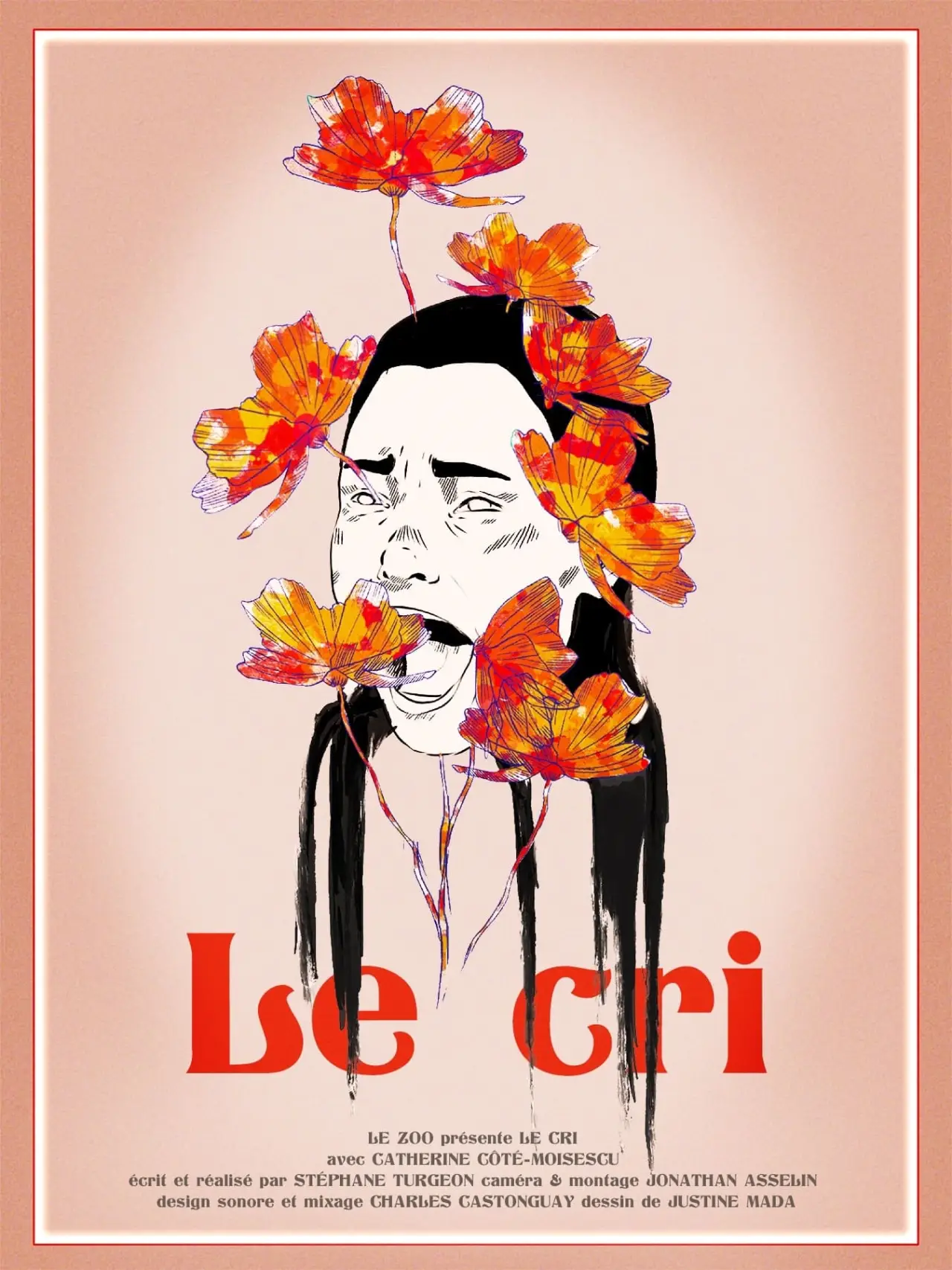 Plakat filmowy "Le Cri"