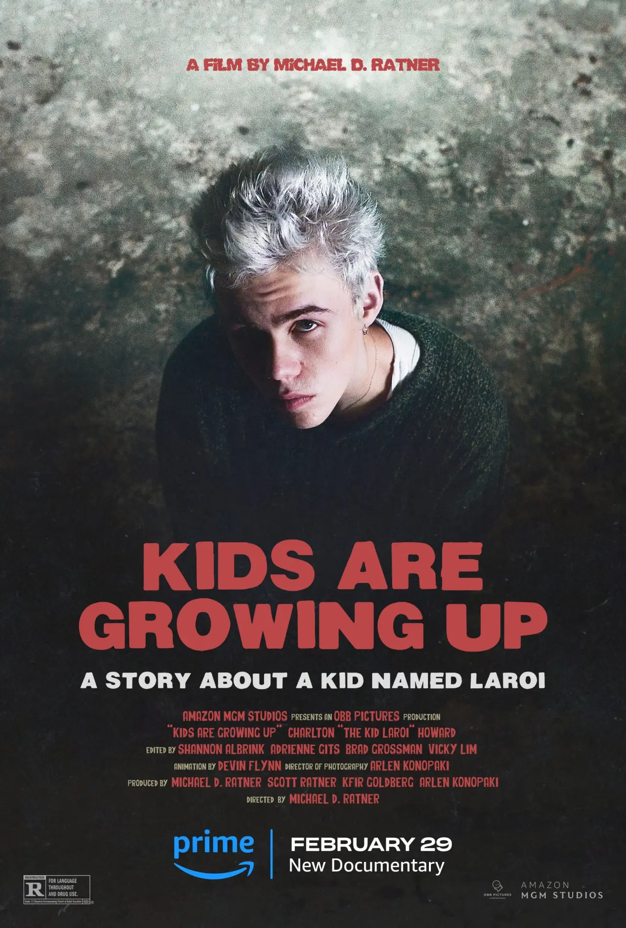 Plakat filmowy "Kids Are Growing Up: A Story About a Kid Named Laroi"