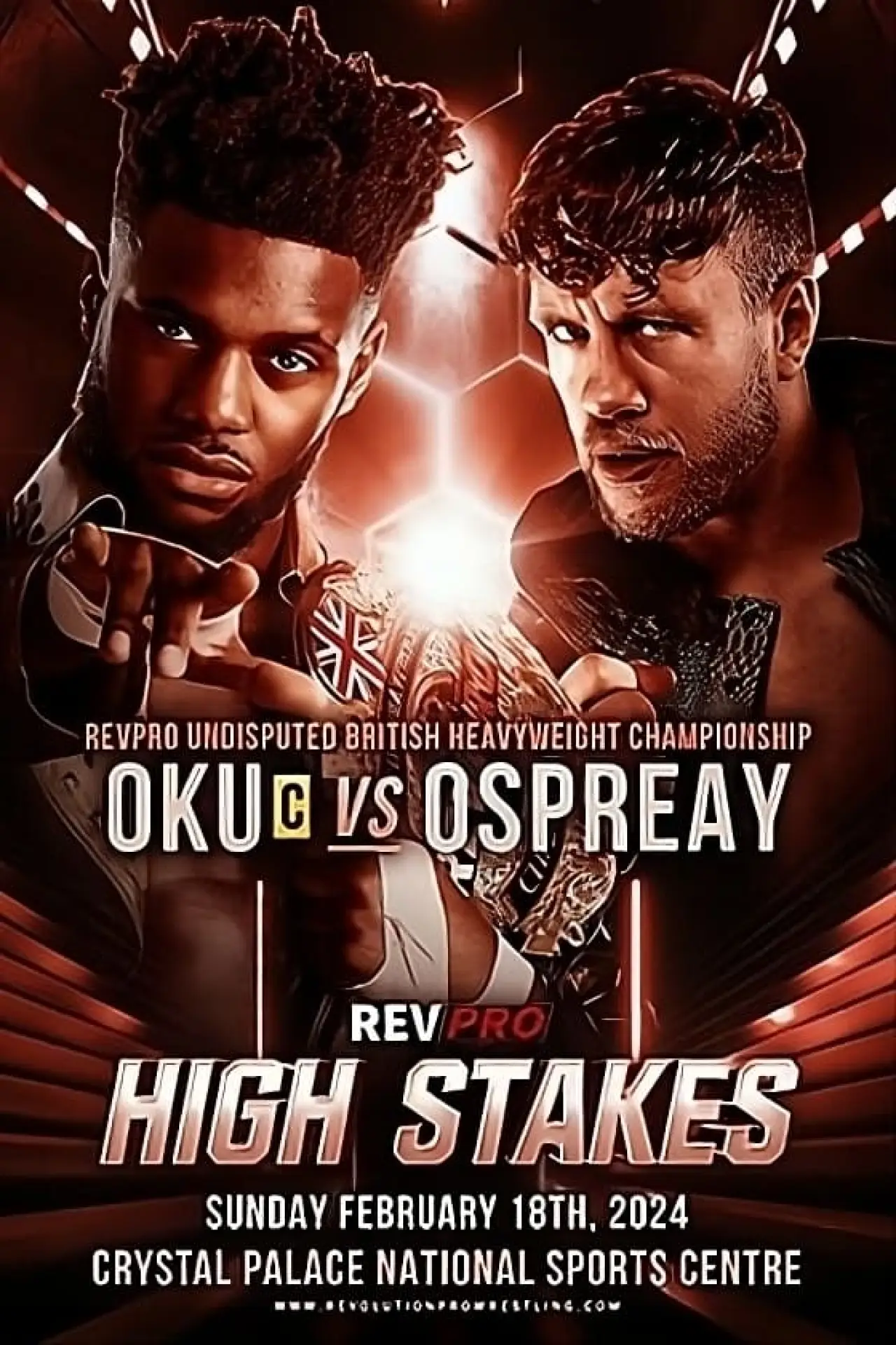 Plakat filmowy "RevPro High Stakes 2024"