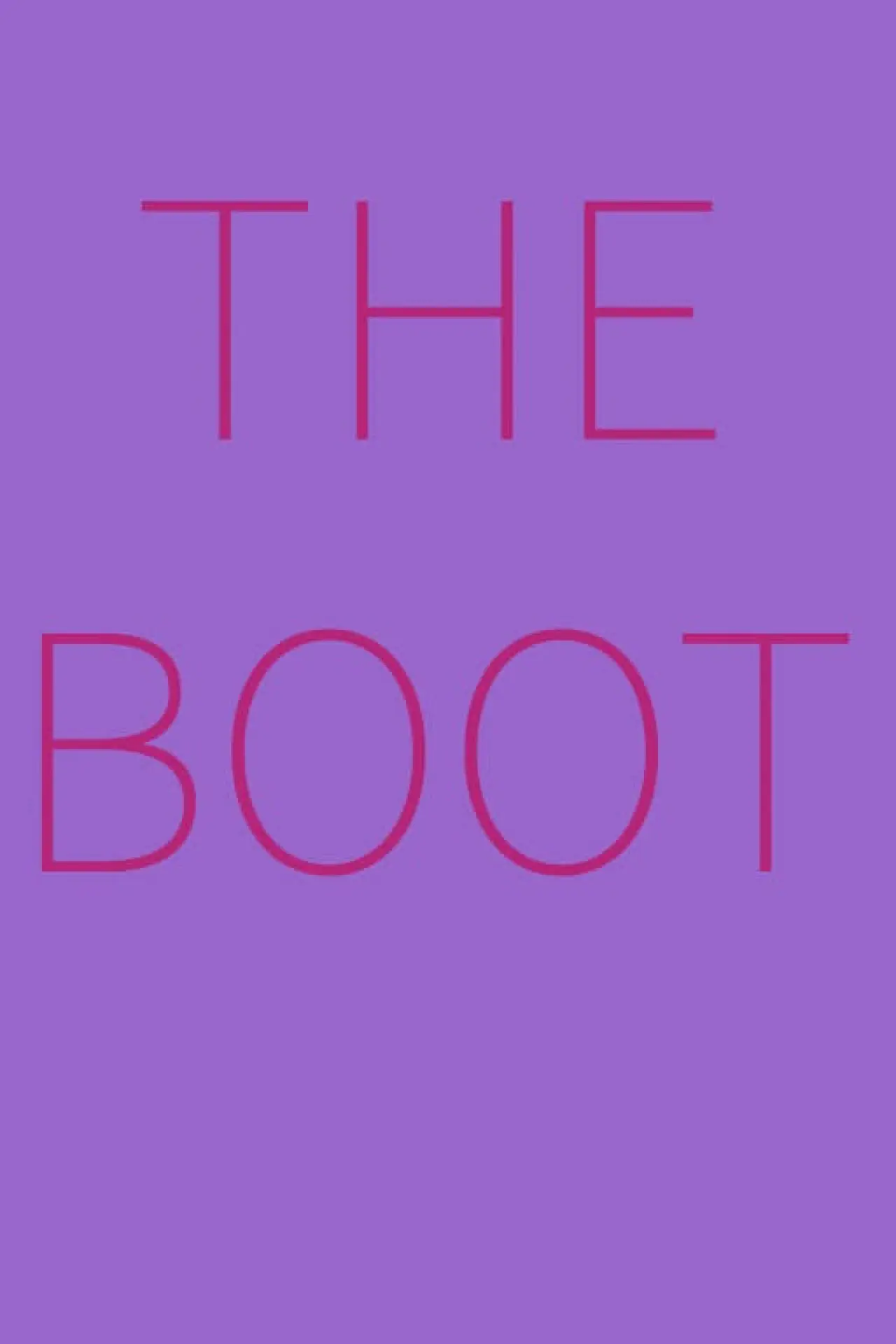 Plakat filmowy "The Boot"