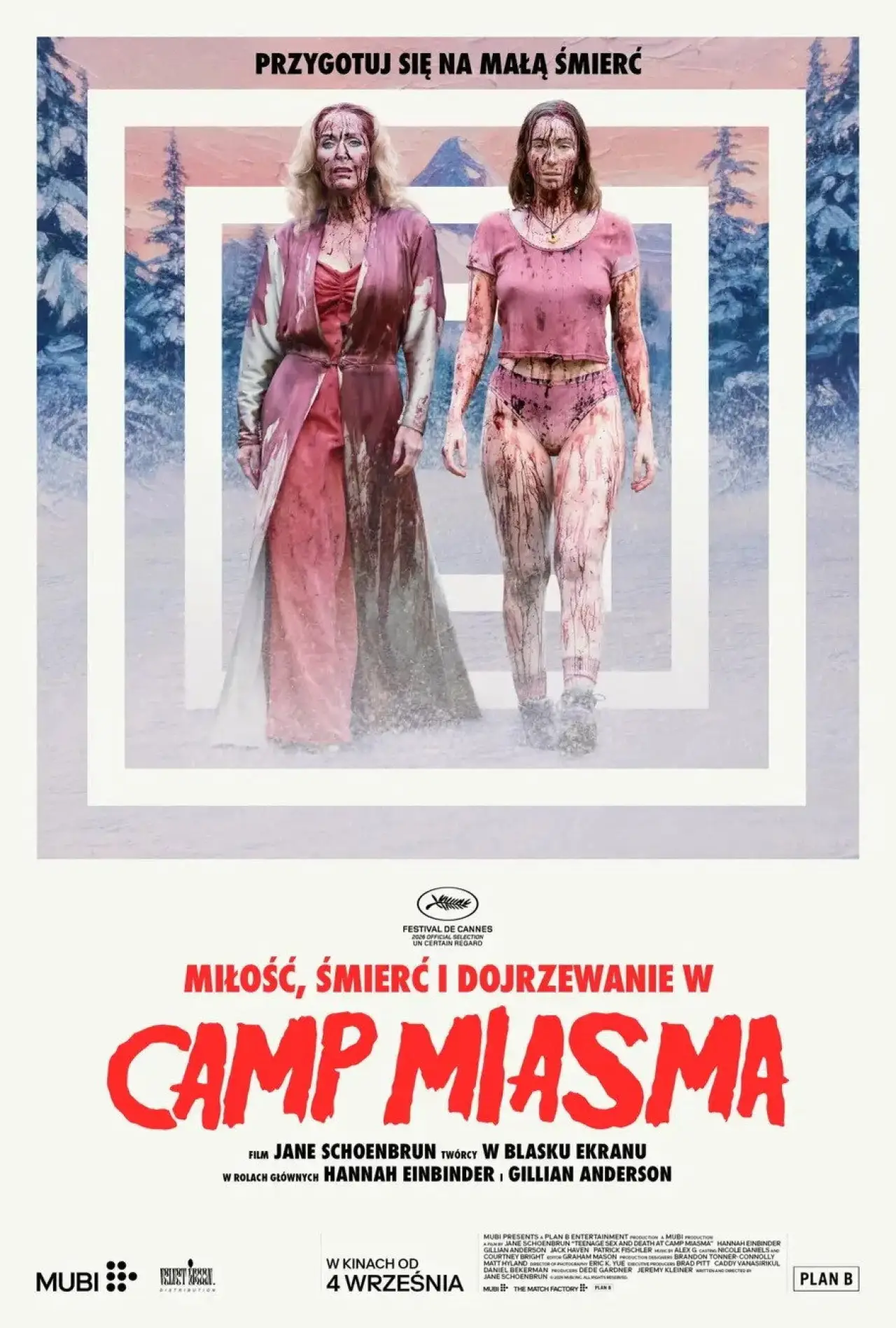 Plakat filmowy "Miłość, śmierć i dojrzewanie w Camp Miasma"