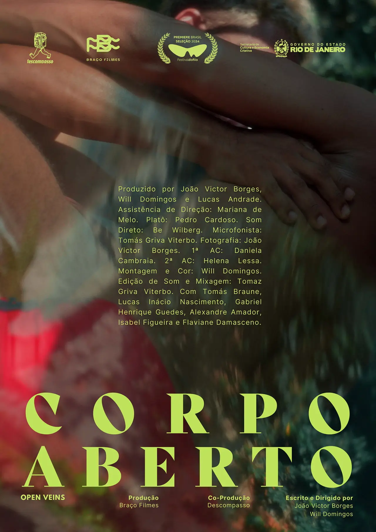 Plakat filmowy "Corpo Aberto"
