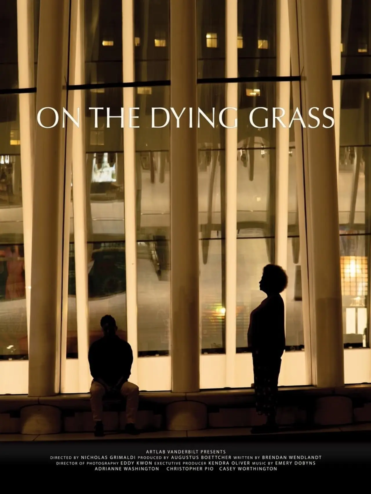 Plakat filmowy "On the Dying Grass"