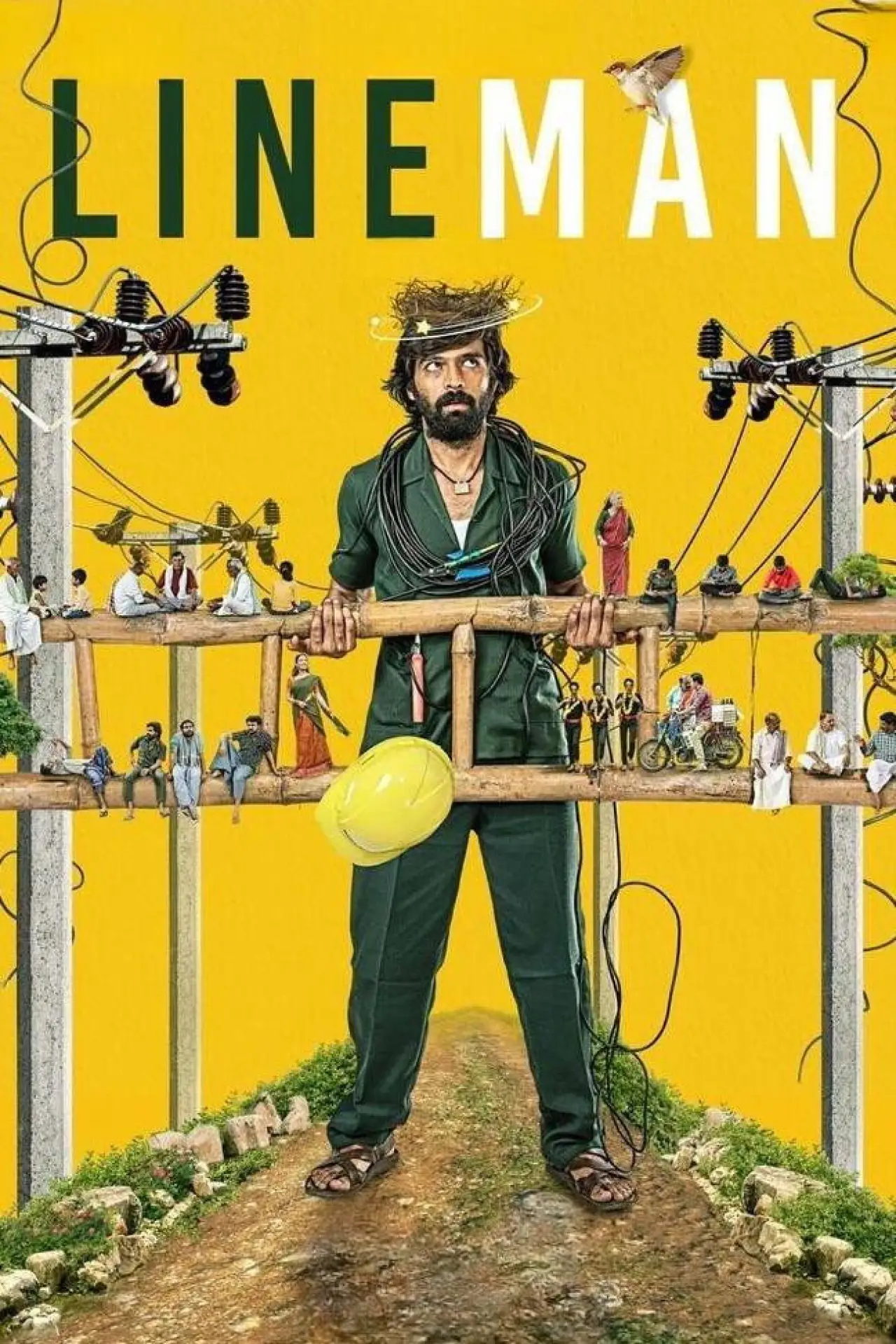 Plakat filmowy "ಲೈನ್‌ಮ್ಯಾನ್"