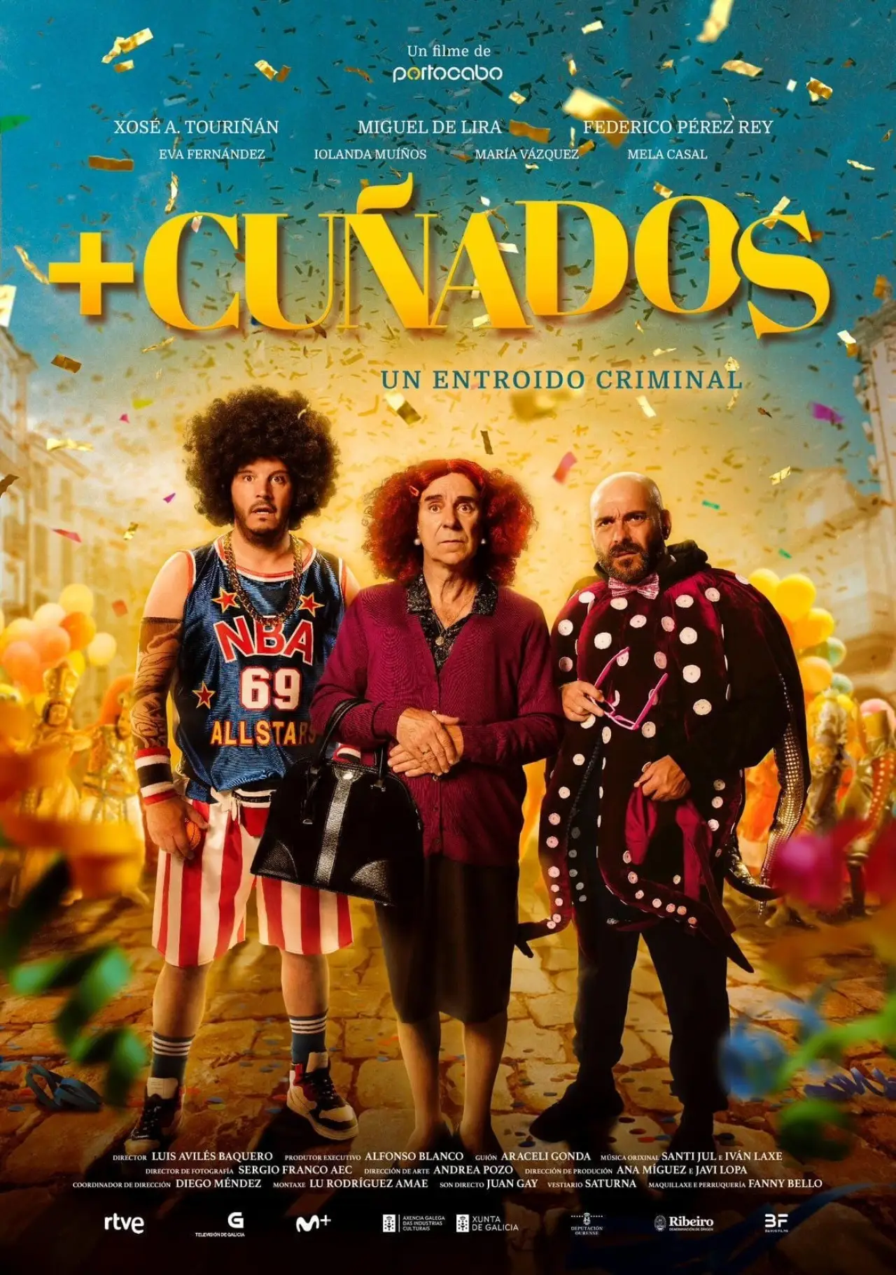 Plakat filmowy "+Cuñados"