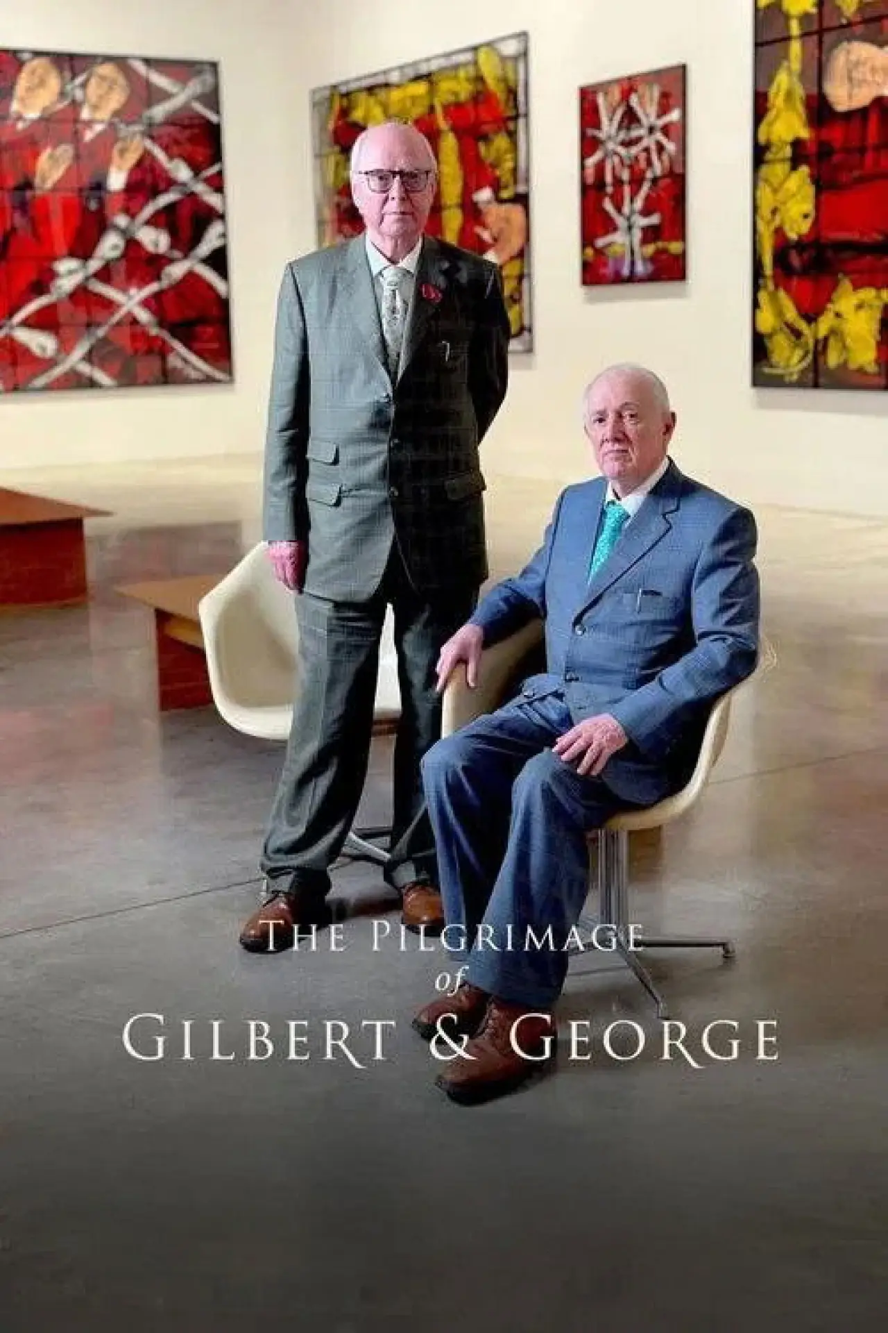 Plakat filmowy "The Pilgrimage of Gilbert & George"