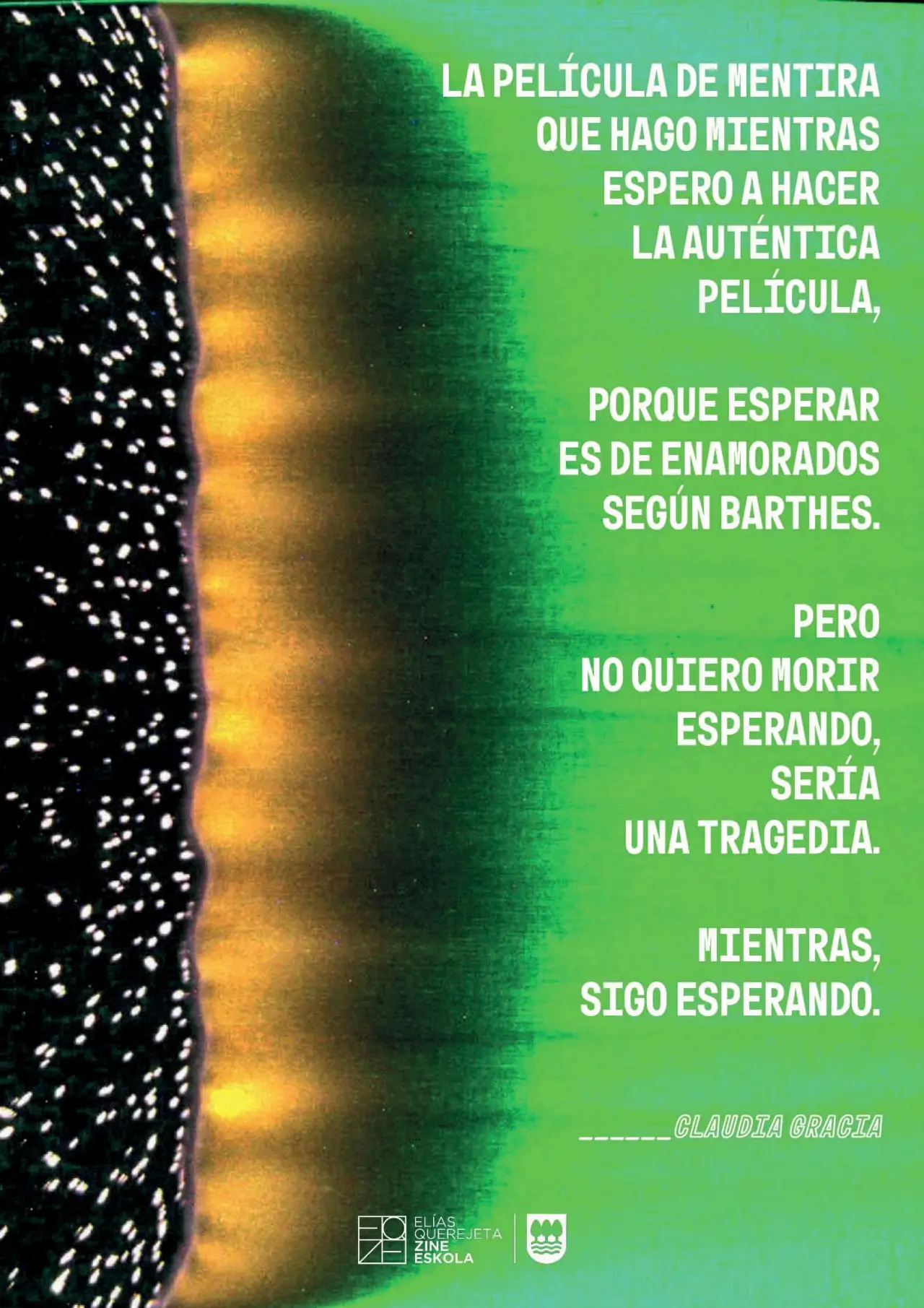 Plakat filmowy "LA PELÍCULA DE MENTIRA"